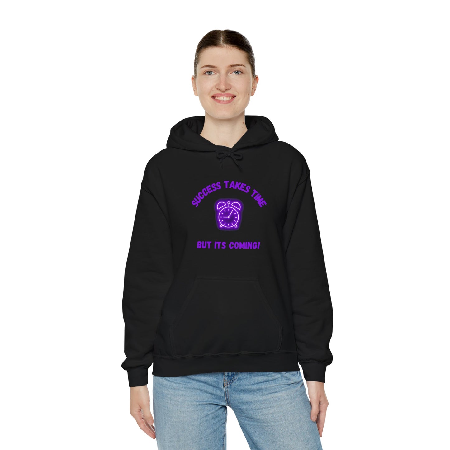 Success Takes Time Hoodie - Motivational Clothing Hoodie Unisex Heavy Blend™ Sweatshirt