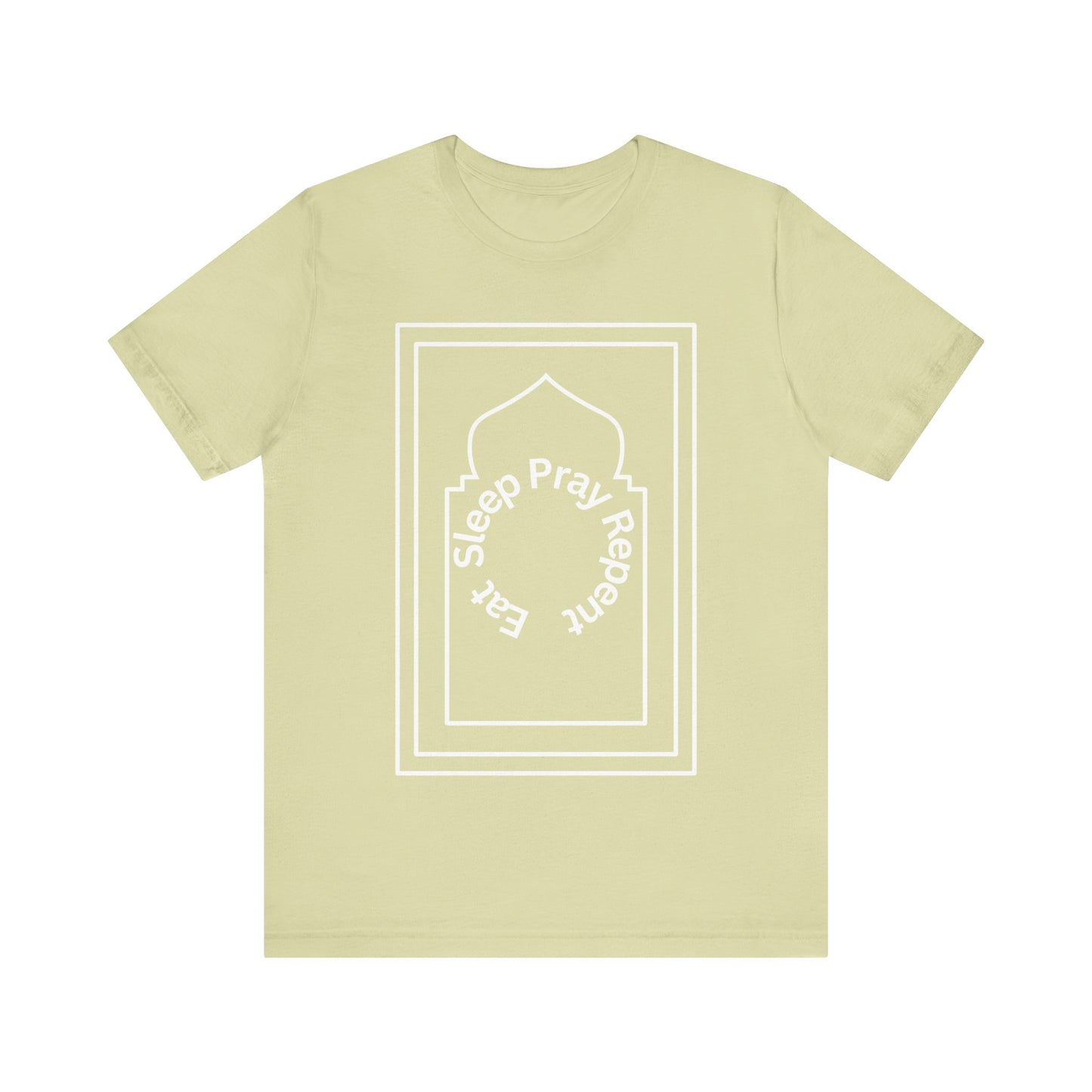 Inspirational Unisex Tee - 'Sleep Pray Repeat' Islamic Clothing