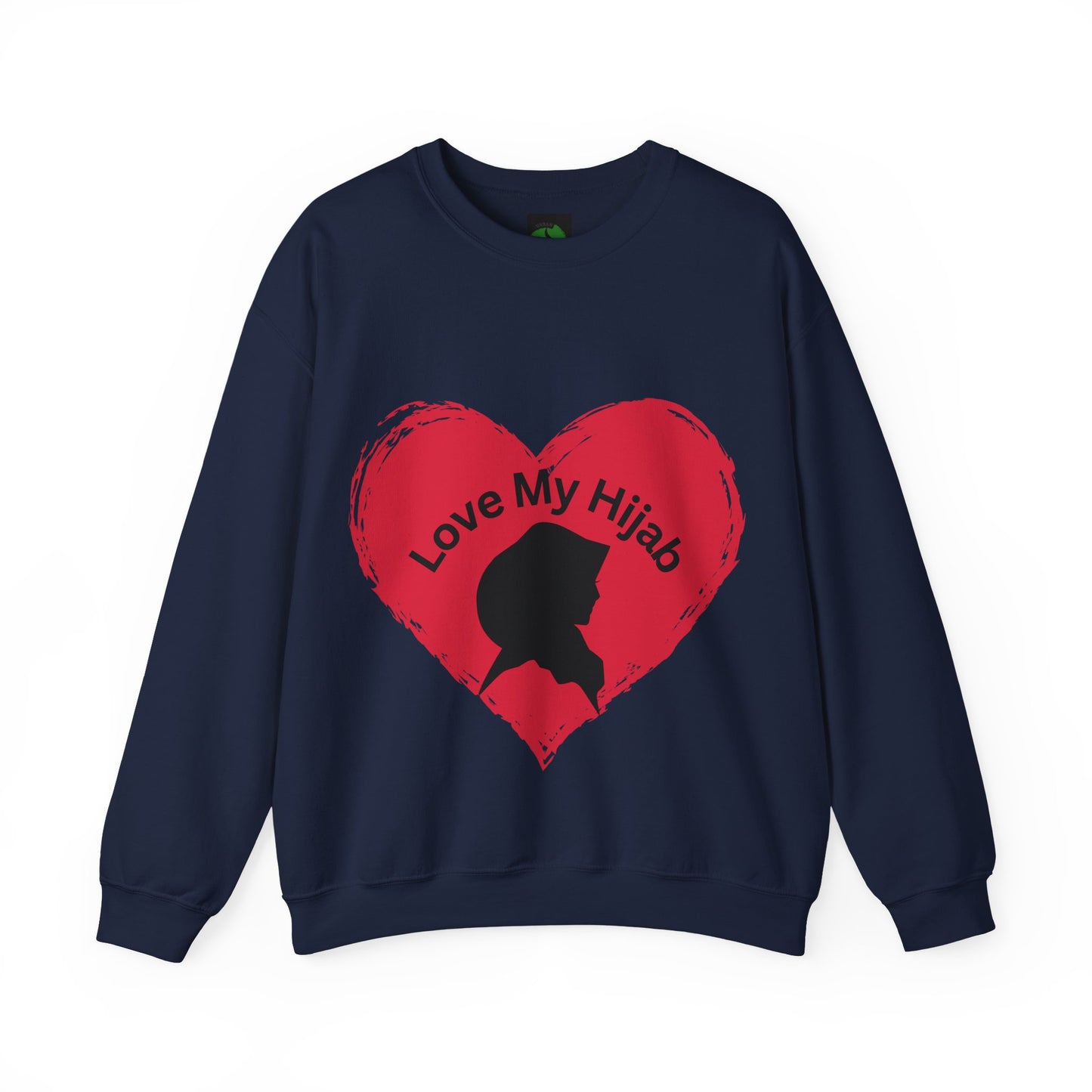Love My Hijab Heavy Blend Sweatshirt - Unisex Crewneck for Comfort and Style Muslim Women Clothing