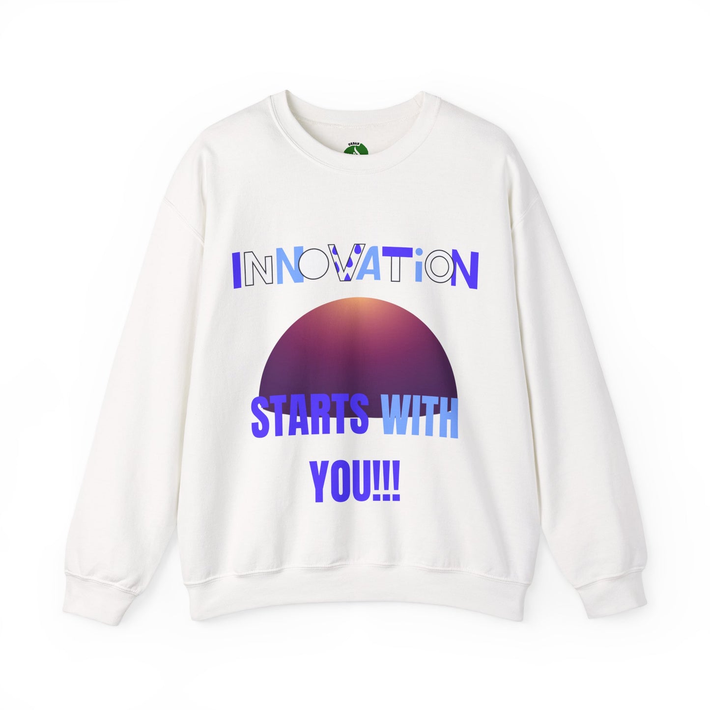 Innovation Starts With You Unisex Crewneck Sweatshirt Gym Clothing Sweat Shirt