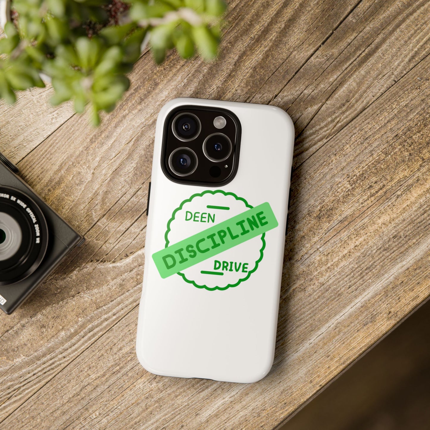 Motivational Phone Case - 'Discipline' Design Muslim Youth Accessories