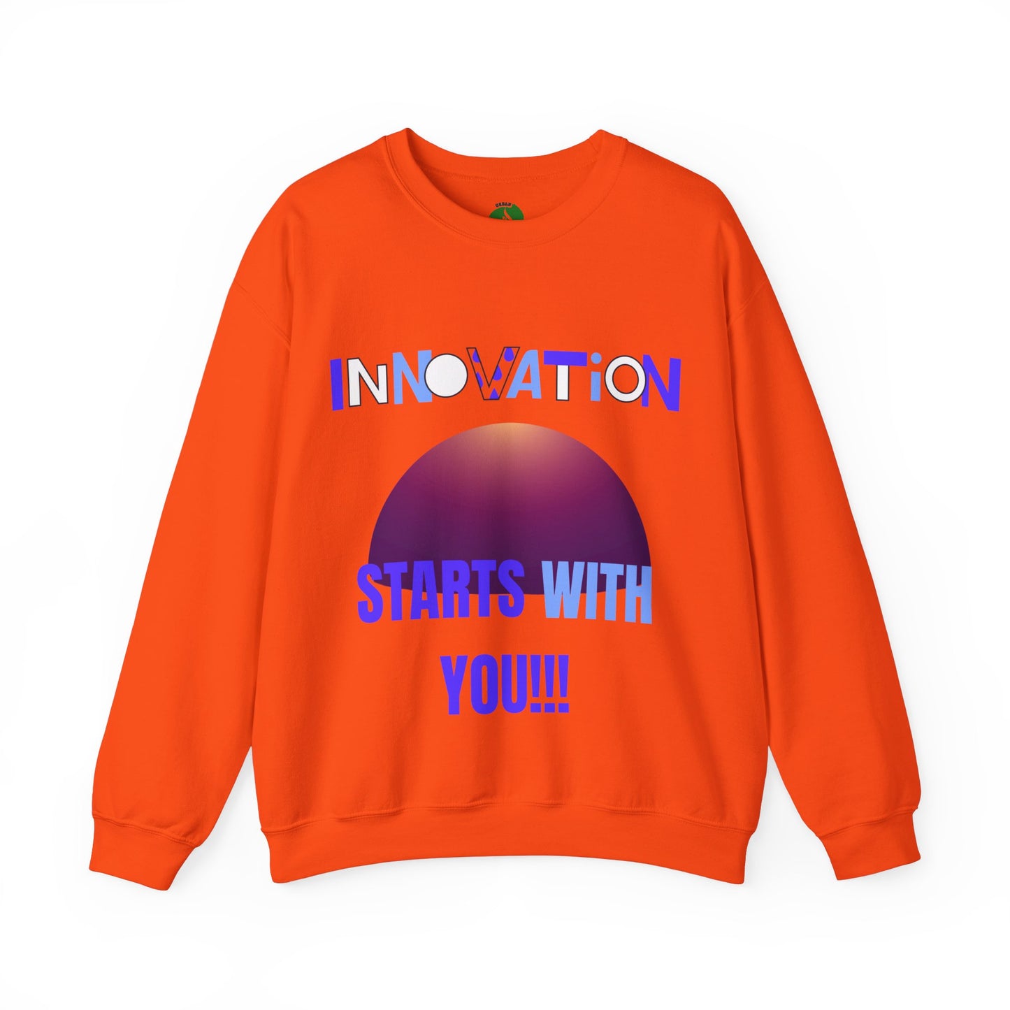 Innovation Starts With You Unisex Crewneck Sweatshirt Gym Clothing Sweat Shirt