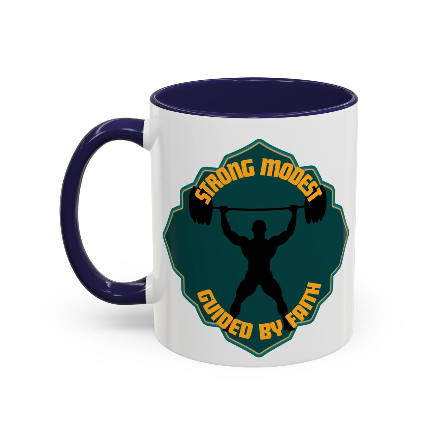 Strong & Modest Coffee Mug - 11oz & 15oz | Motivational Gift for Fitness Enthusiasts Islamic Accessories