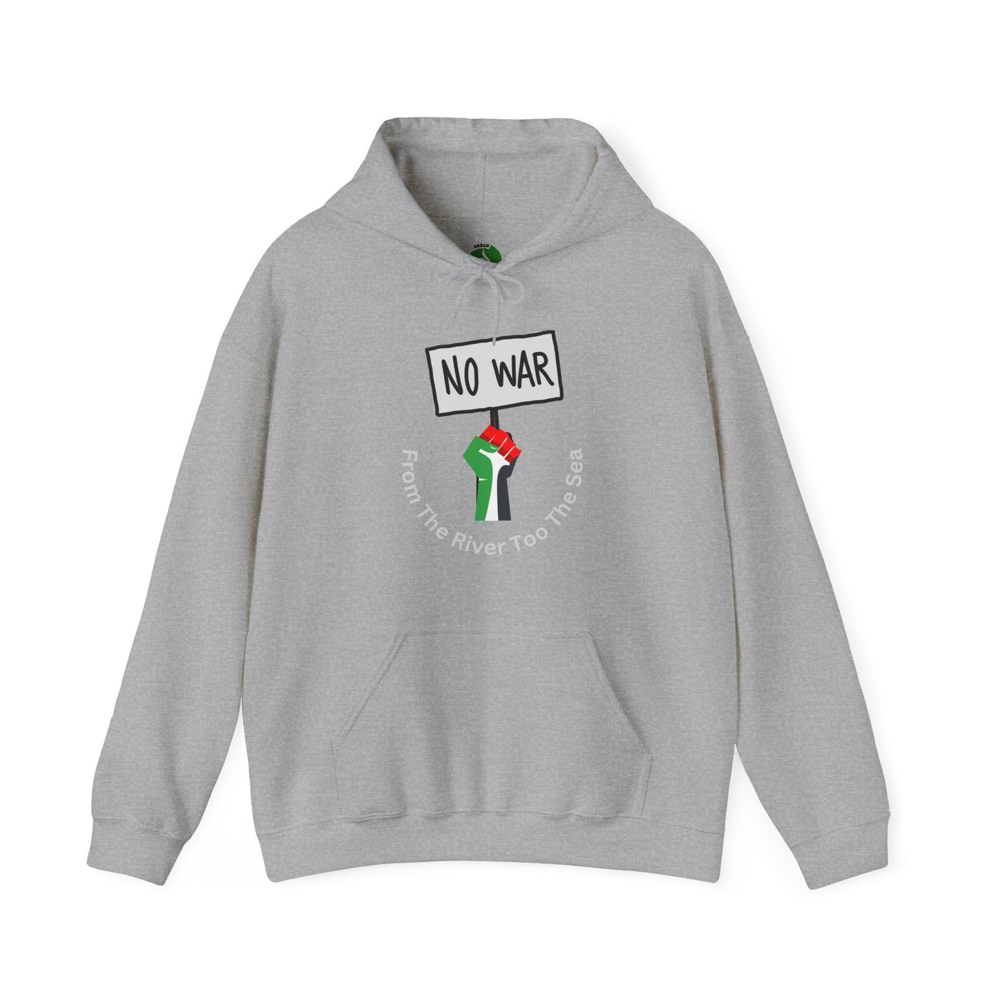 Unisex Heavy Blend™ Hoodie - NO WAR Protest Sweatshirt Muslim Clothing