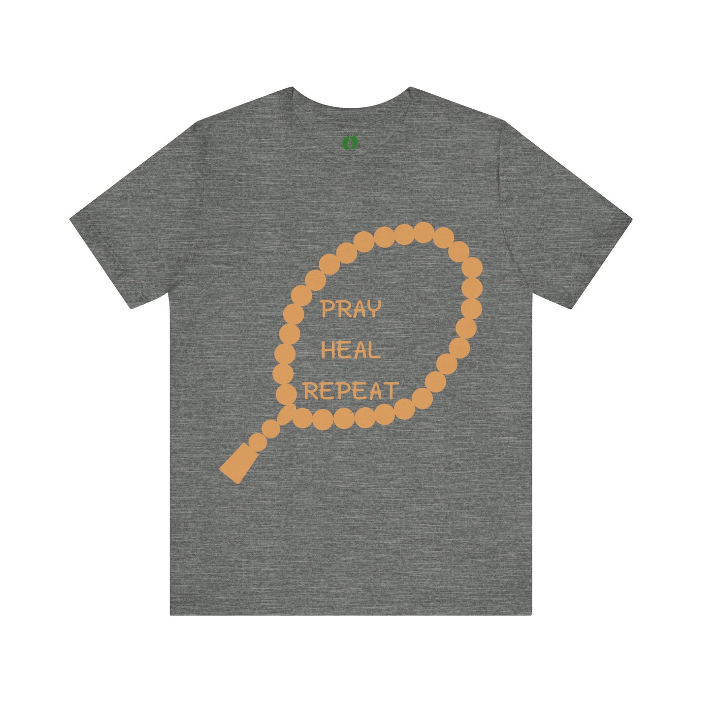 Pray Heal Repeat Unisex Jersey Tee - Inspirational Spiritual Shirt Islamic Street Fashion