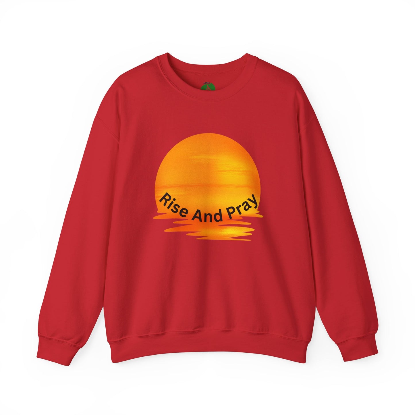 Rise And Pray Unisex Crewneck Sweatshirt - Cozy Spiritual Vibe Muslim Street Wear