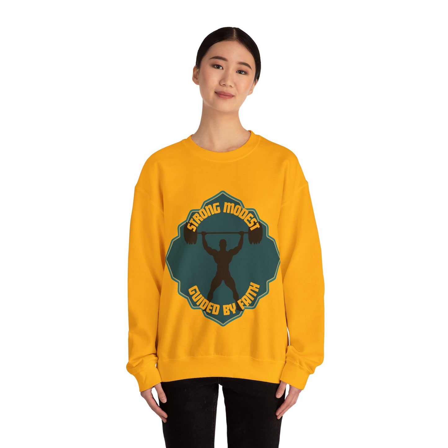Guided by Faith Unisex Crewneck Sweatshirt - Strong & Modest Apparel Muslim Street Wear Fashion