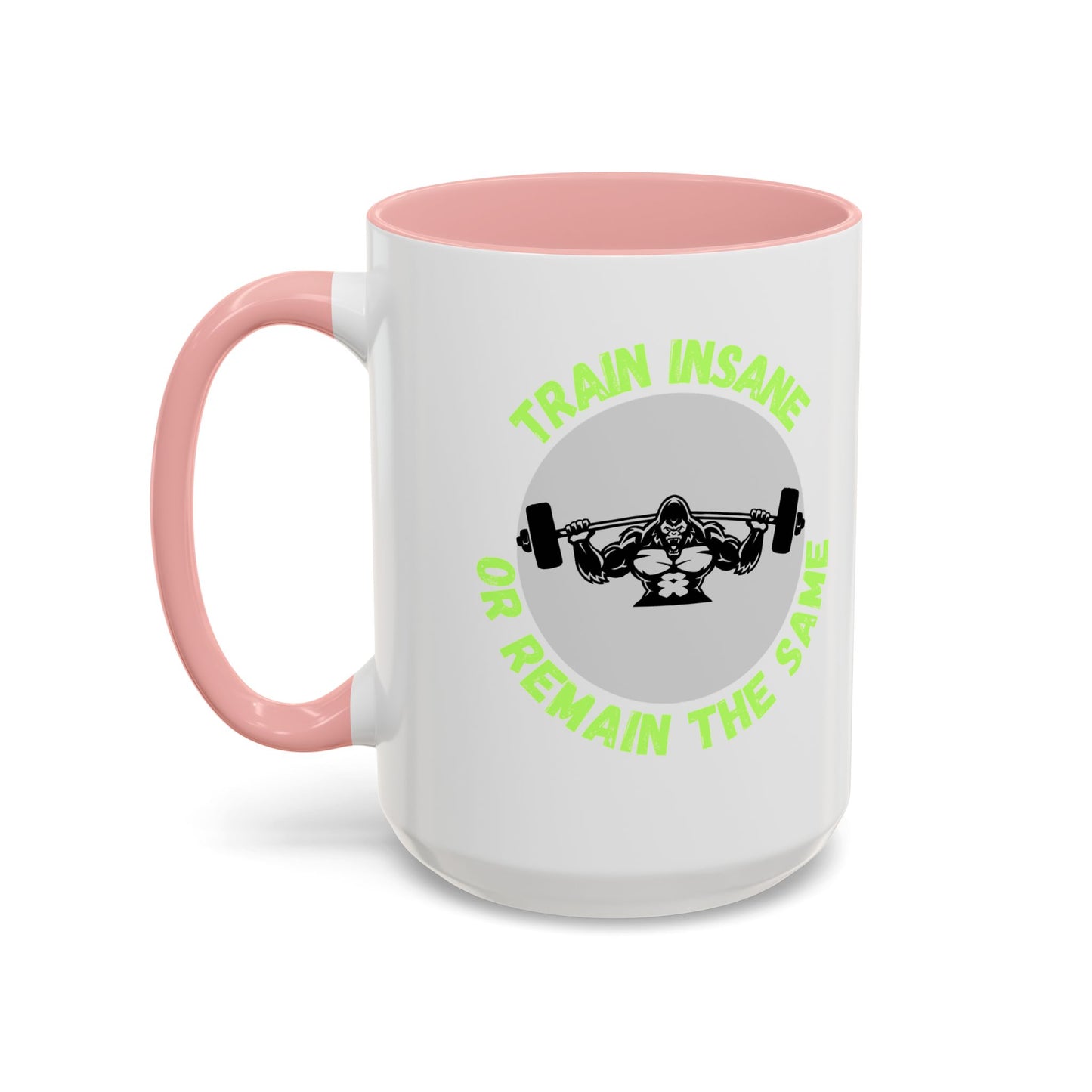 Motivational Fitness Coffee Mug - "Train Insane or Remain the Same" - Perfect Gift for Gym Enthusiasts Humour Joke Gym Mug