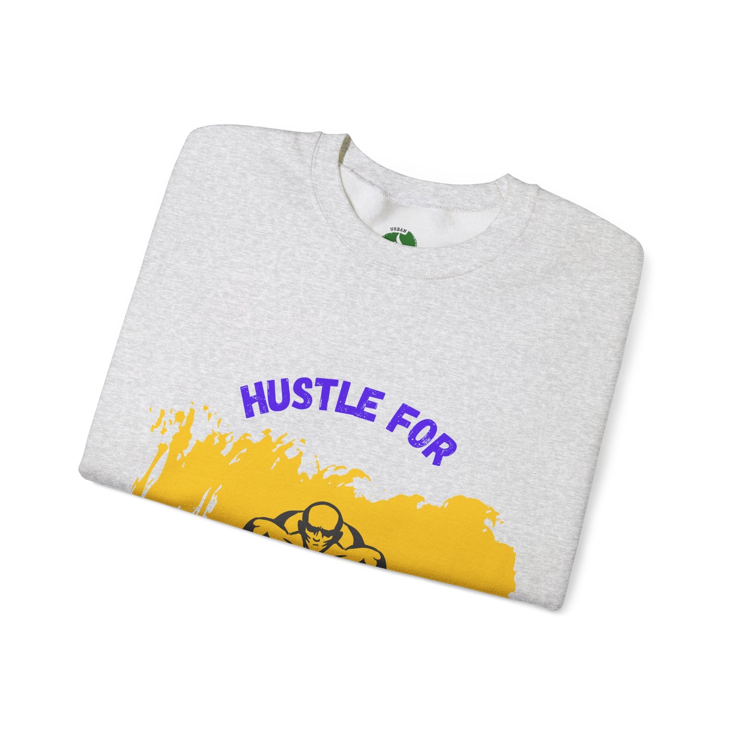 Hustle for That Muscle Crewneck Sweatshirt Gym Clothing Sweat Shirt