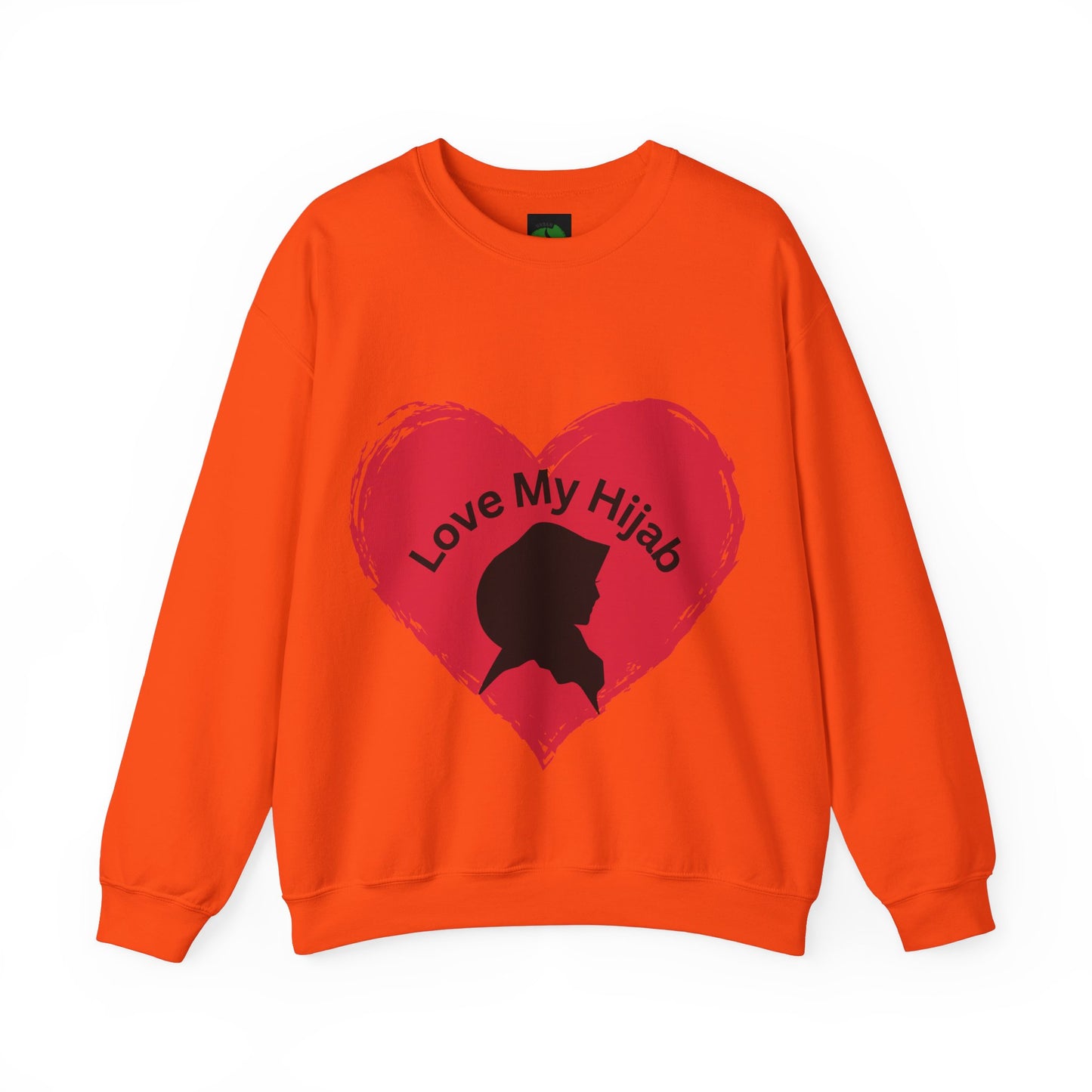 Love My Hijab Heavy Blend Sweatshirt - Unisex Crewneck for Comfort and Style Muslim Women Clothing