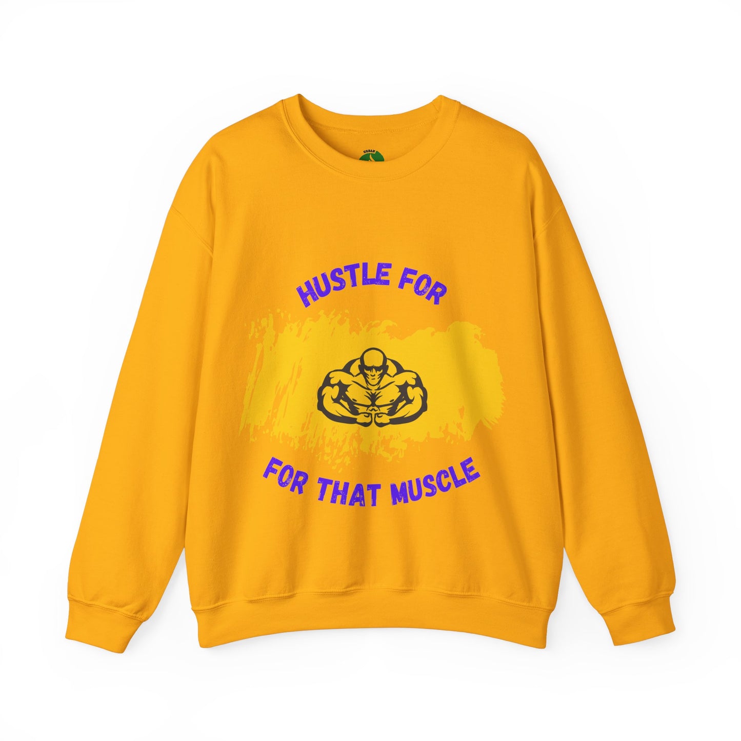 Hustle for That Muscle Crewneck Sweatshirt Gym Clothing Sweat Shirt