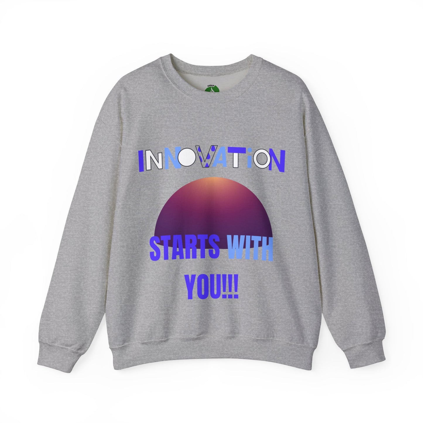 Innovation Starts With You Unisex Crewneck Sweatshirt Gym Clothing Sweat Shirt