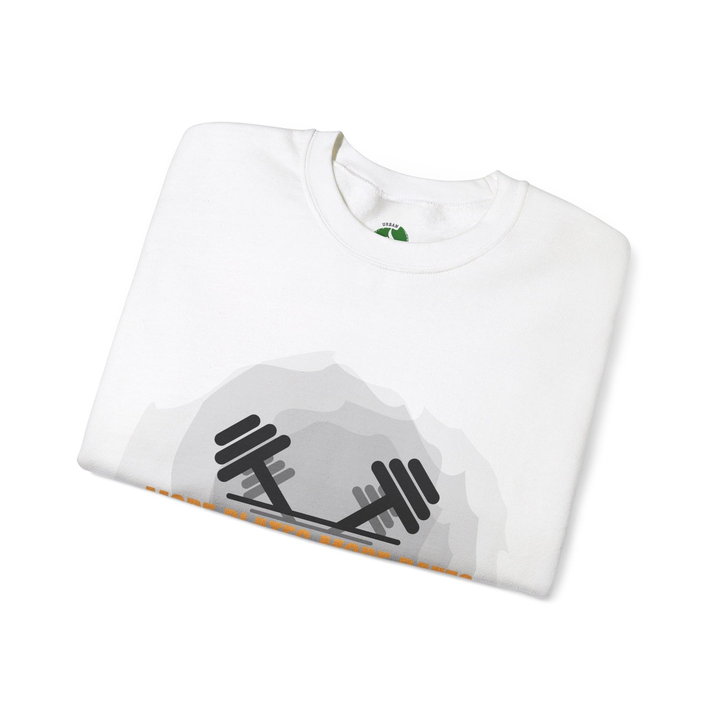 Fitness Motivational Crewneck Sweatshirt - "More Plates More Dates" Humour Joke Gym Sweat Shirt
