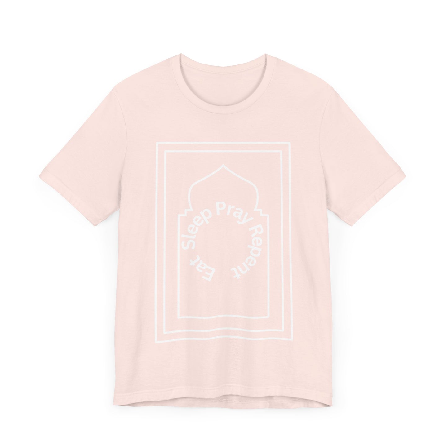 Inspirational Unisex Tee - 'Sleep Pray Repeat' Islamic Clothing