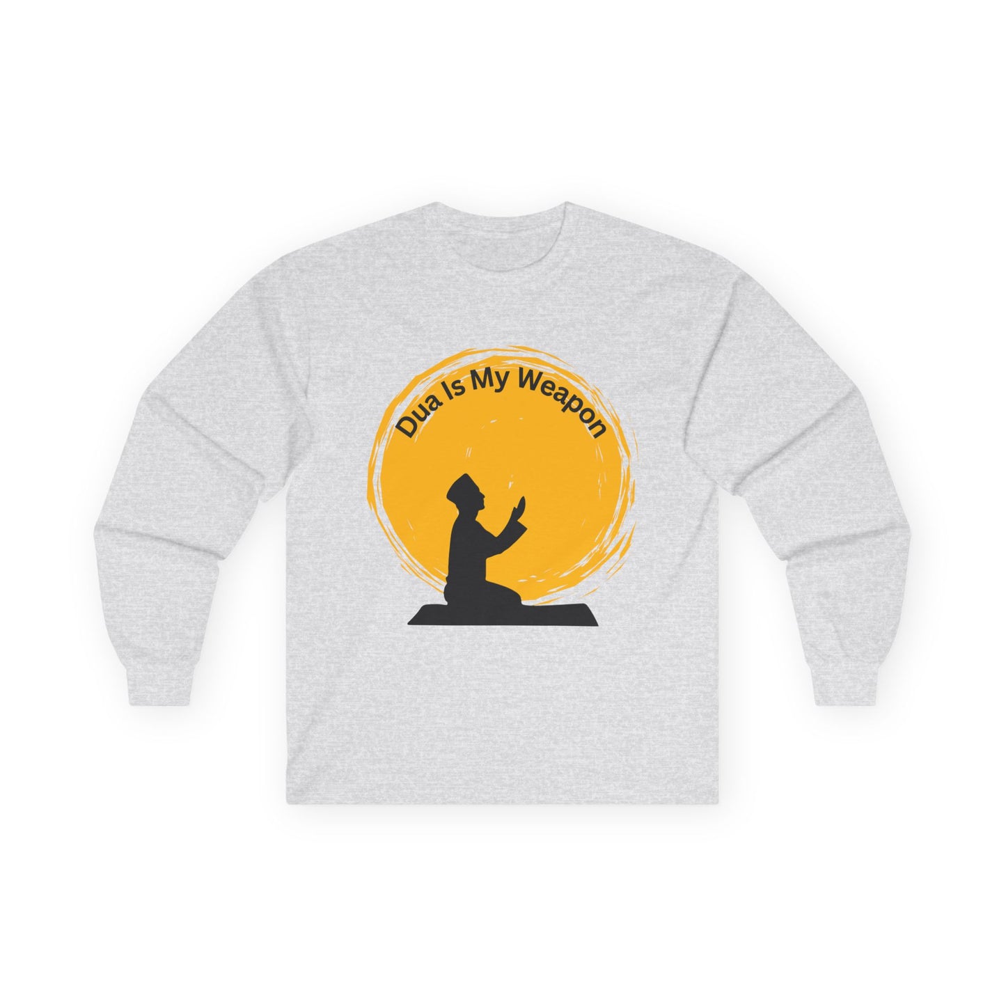 Inspiration Long Sleeve Tee - "Dua Is My Weapon" - Unisex Cotton Shirt Muslim Clothing