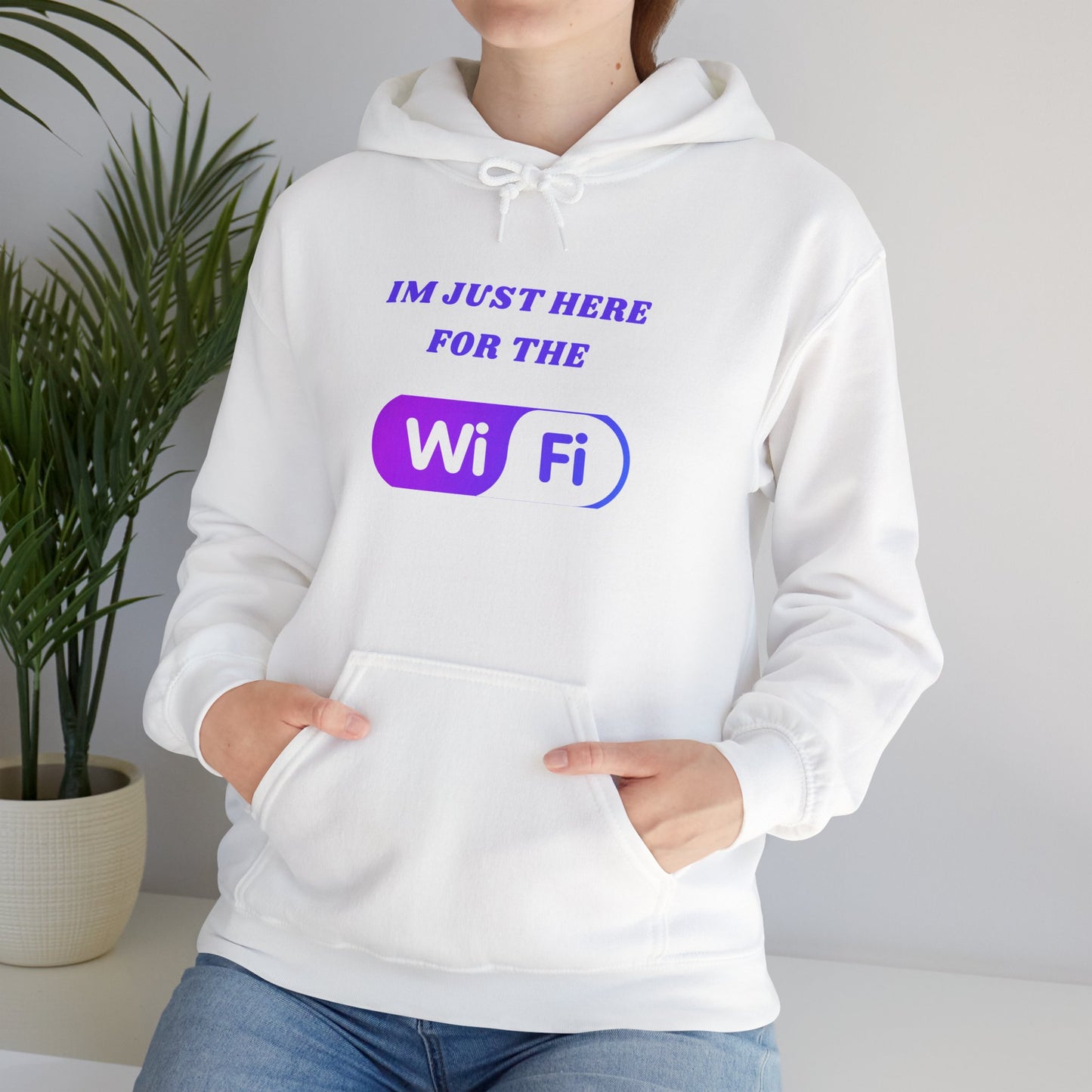 Funny WiFi Hoodie for Casual Comfort Humour Joke Fashion Hoodie