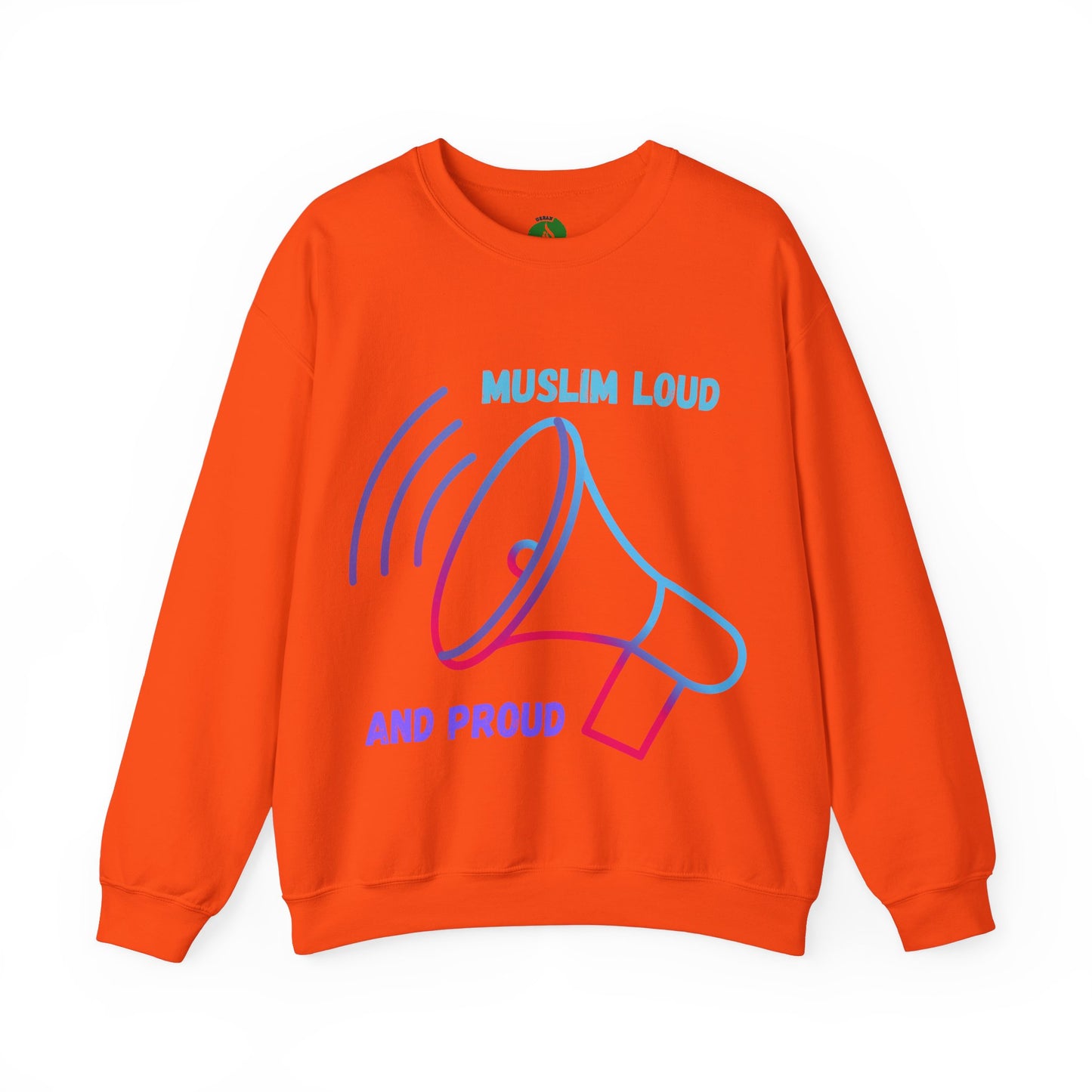 Muslim Loud and Proud Sweatshirt - Unisex Heavy Blend™ Crewneck Islamic Streetwear Fashion