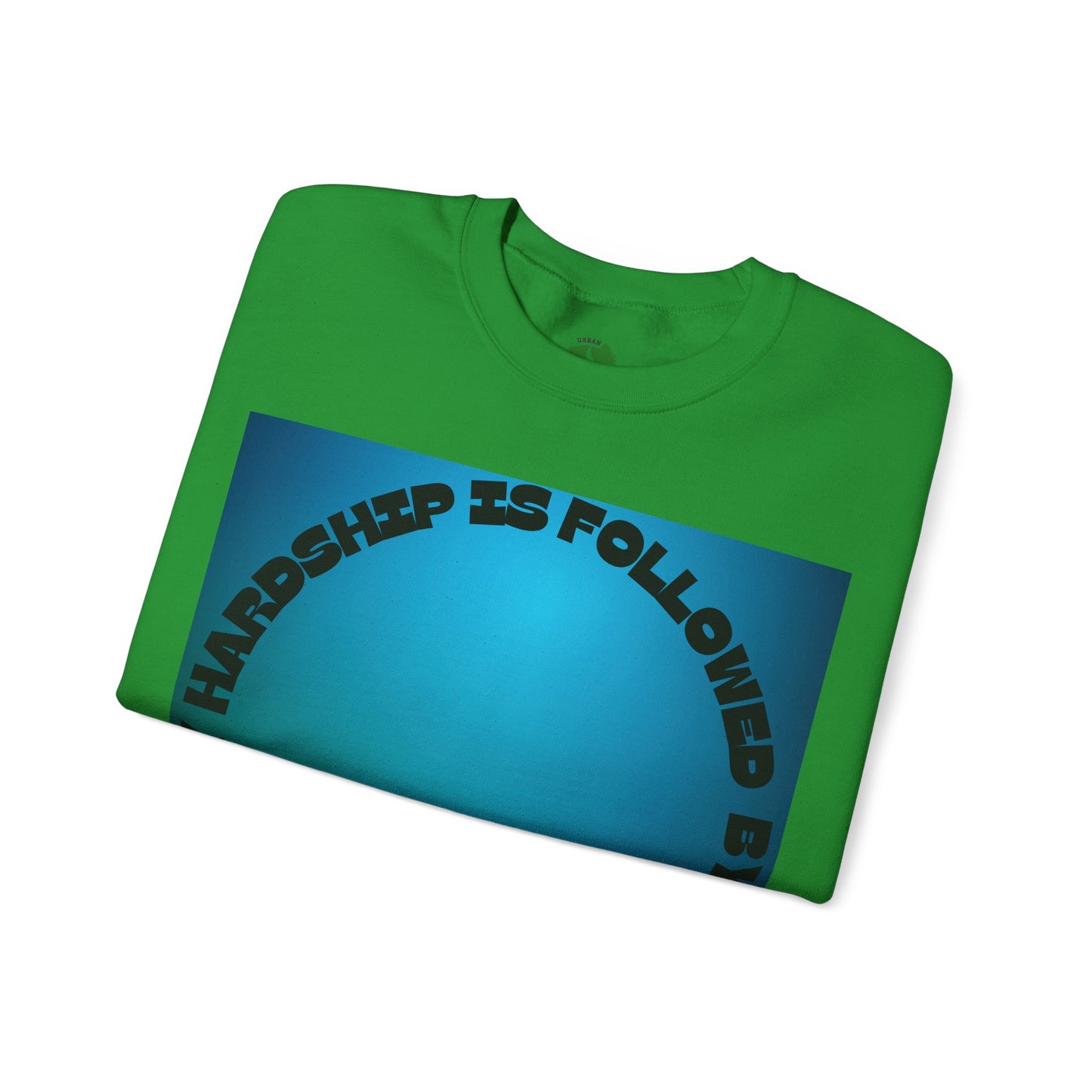 Inspirational Crewneck Sweatshirt - Every Hardship is Followed by Ease Modern Islamic Clothing