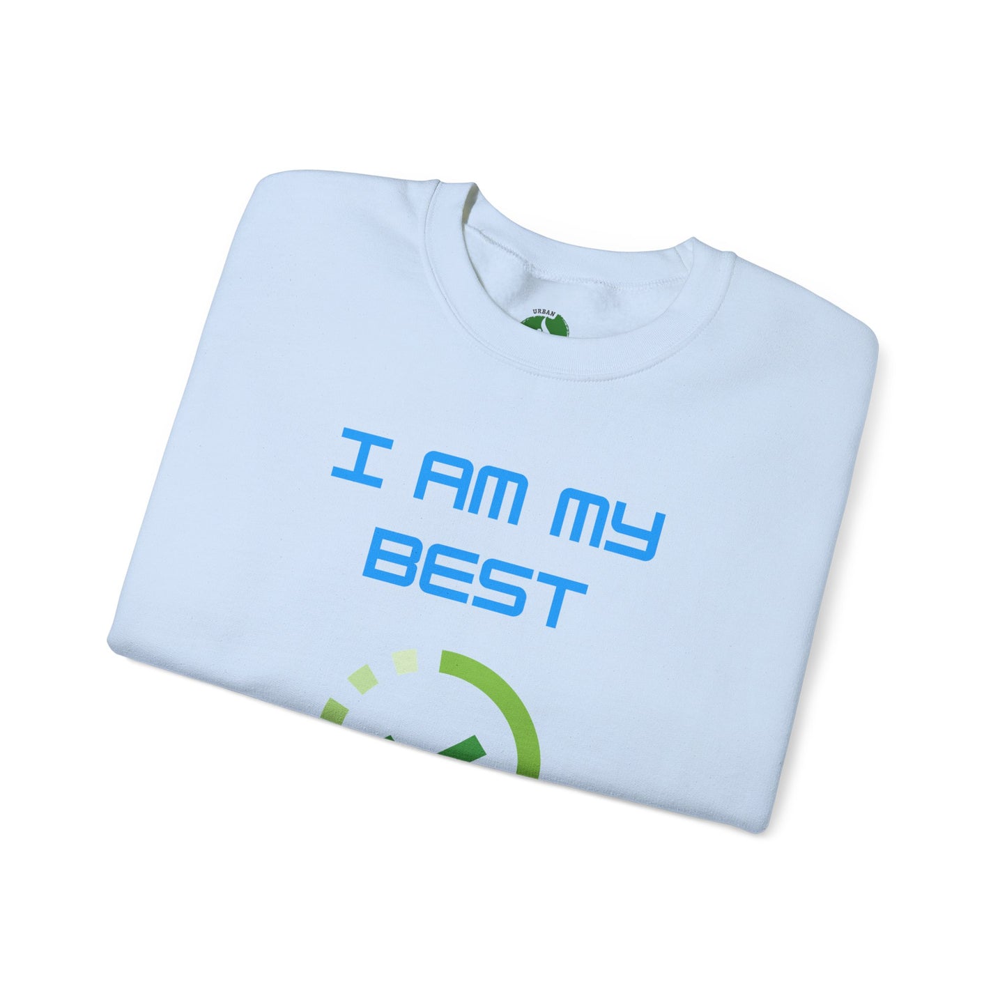 I Am My Best Upgrade Crewneck Sweatshirt | Unisex Heavy Blend™ Funny Humour Sweat Shirt