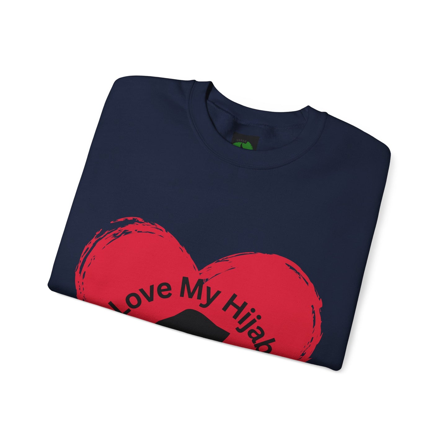 Love My Hijab Heavy Blend Sweatshirt - Unisex Crewneck for Comfort and Style Muslim Women Clothing