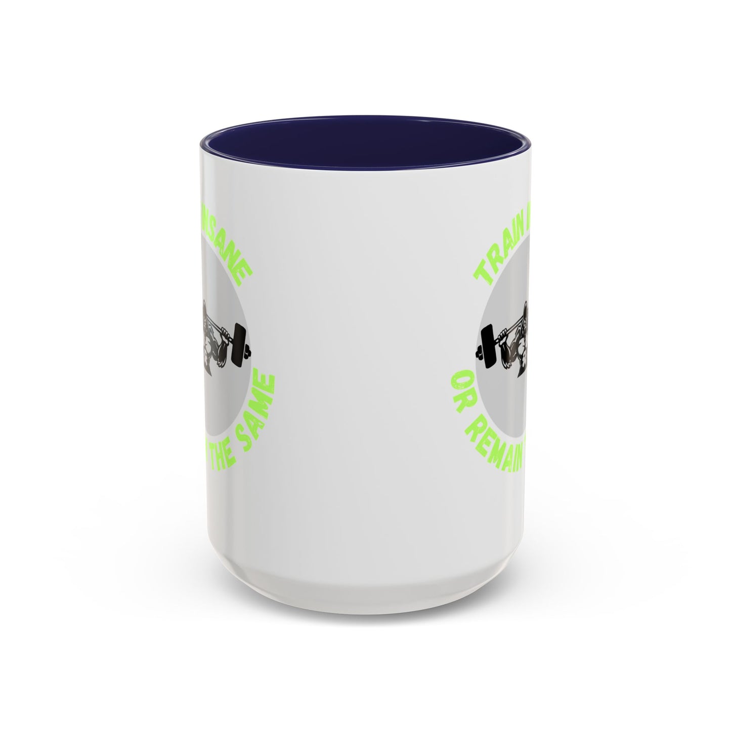 Motivational Fitness Coffee Mug - "Train Insane or Remain the Same" - Perfect Gift for Gym Enthusiasts Humour Joke Gym Mug