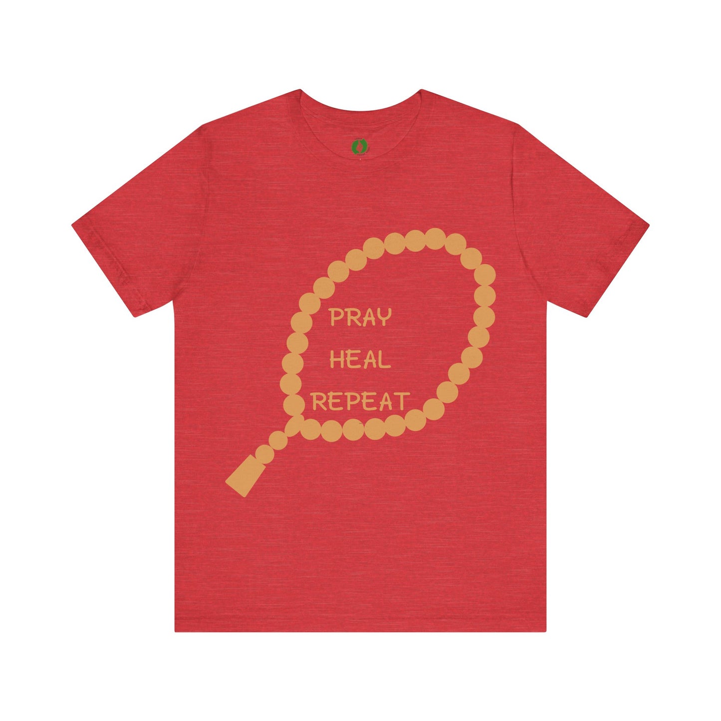 Pray Heal Repeat Unisex Jersey Tee - Inspirational Spiritual Shirt Islamic Street Fashion