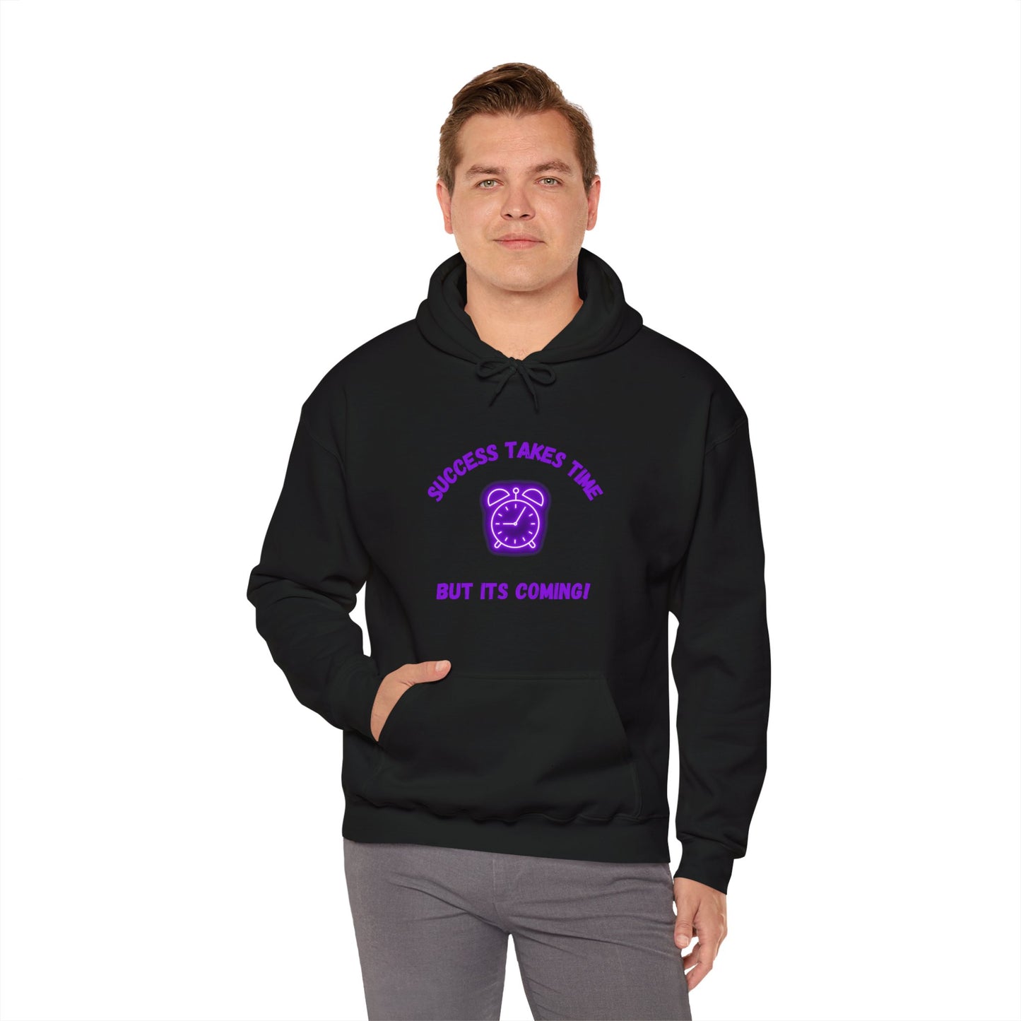 Success Takes Time Hoodie - Motivational Clothing Hoodie Unisex Heavy Blend™ Sweatshirt