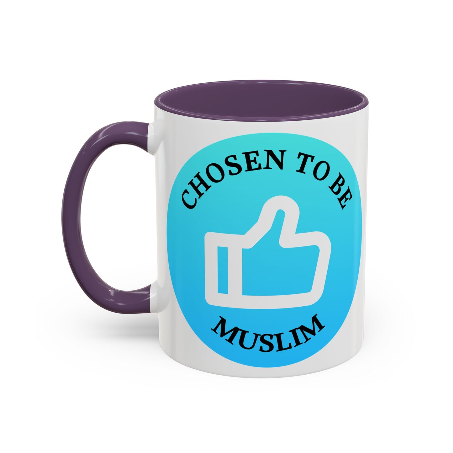 Inspirational Muslim Coffee Mug - 'Chosen to Be Muslim' - 11oz & 15oz Accent Cups Islamic Accessories Mug