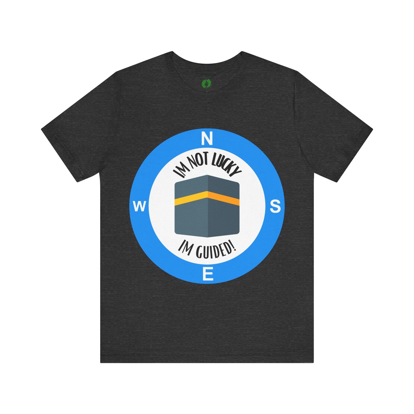 Guided Journey Unisex Jersey Tee - Inspirational Compass Design Halal Fashion T Shirt