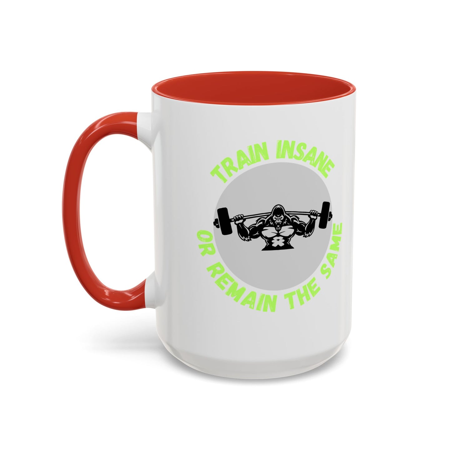 Motivational Fitness Coffee Mug - "Train Insane or Remain the Same" - Perfect Gift for Gym Enthusiasts Humour Joke Gym Mug