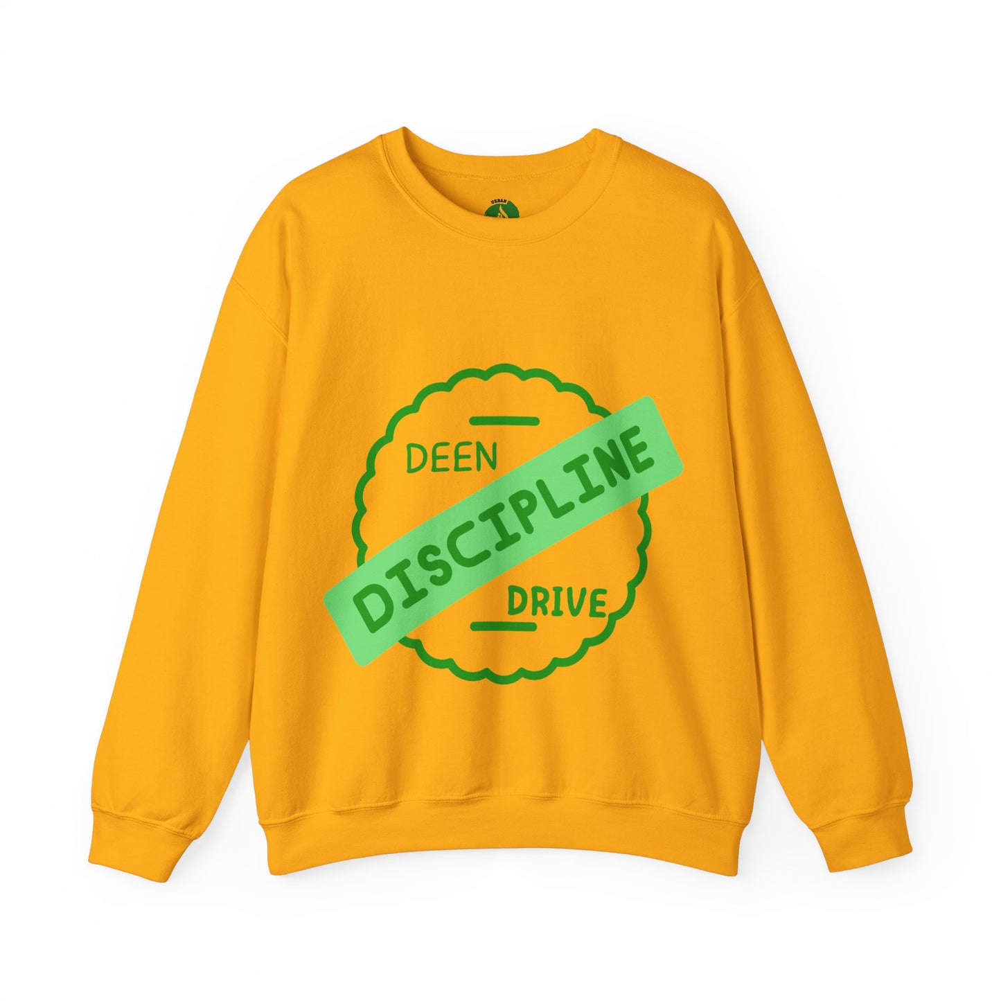 Motivational Crewneck Sweatshirt - Discipline & Drive Muslim Youth Fashion Sweat Shirt
