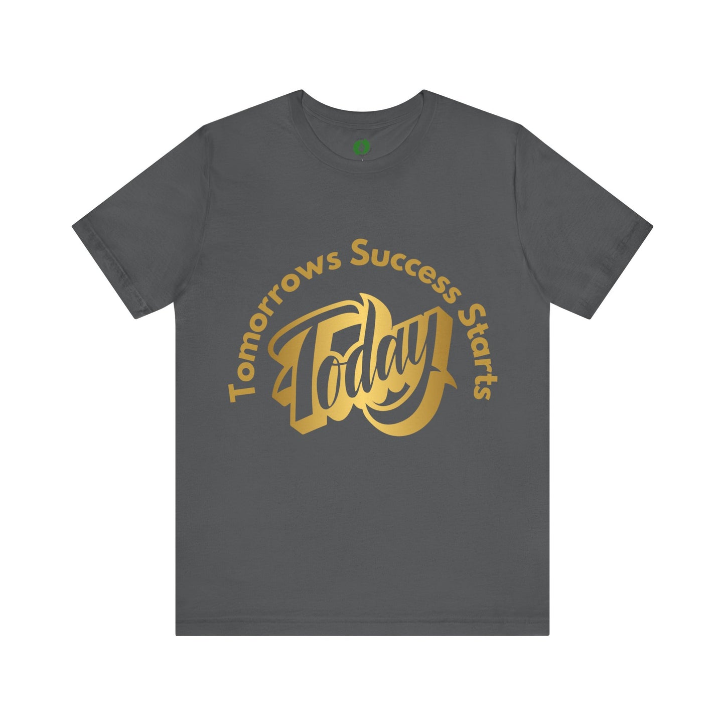 Inspirational Success Tee - "Tomorrow’s Success Starts Today" Unisex Jersey T-Shirt Gym Motivation T Shirt