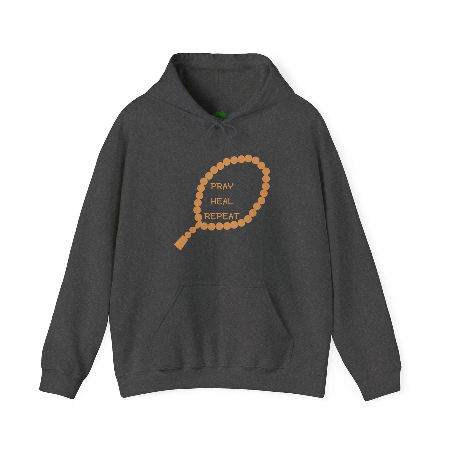 Pray Heal Repeat Hoodie - Unisex Heavy Blend Sweatshirt for Mindfulness and Spiritual Growth Islamic Street Fashion