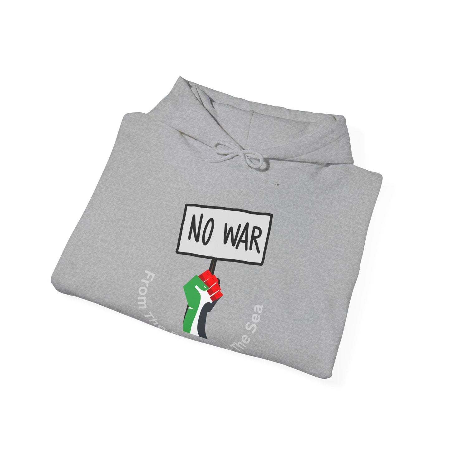 Unisex Heavy Blend™ Hoodie - NO WAR Protest Sweatshirt Muslim Clothing