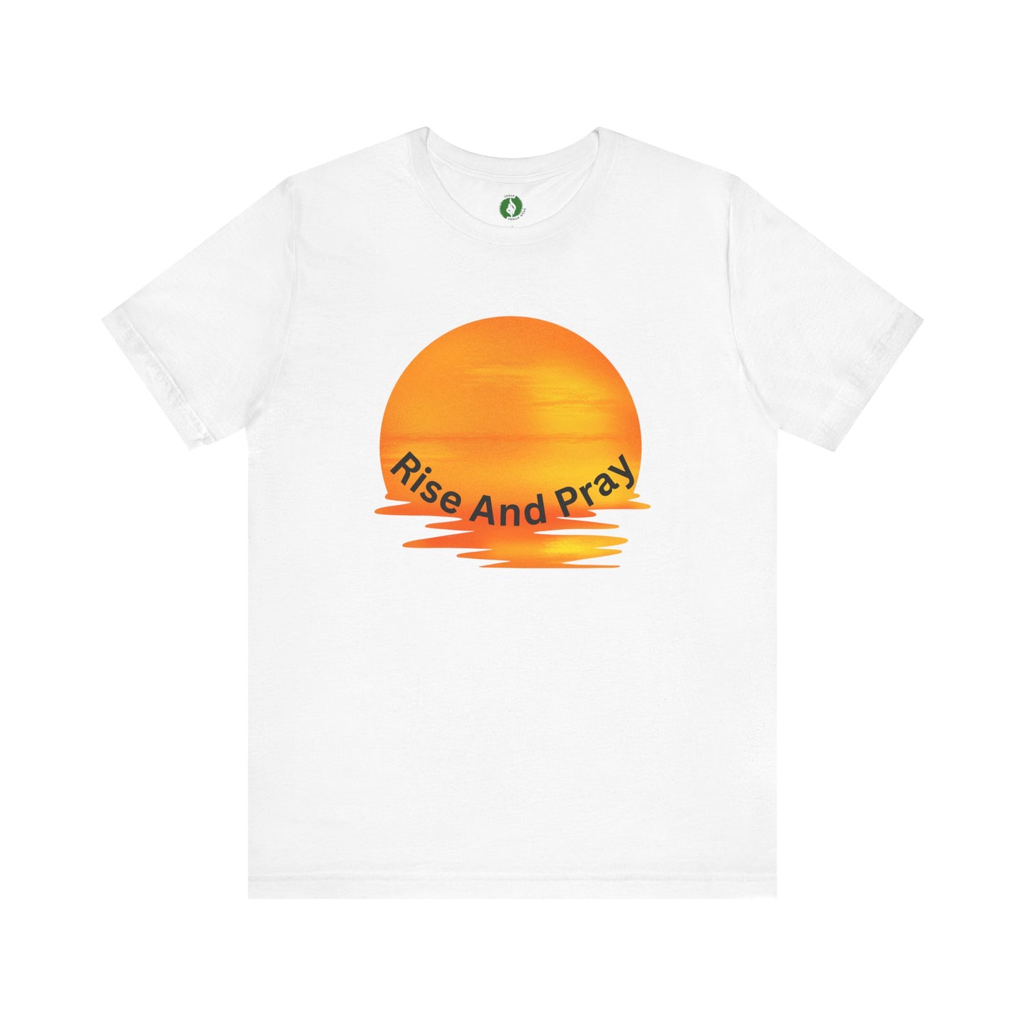 Sunrise 'Rise And Pray' Unisex Tee - Inspirational Short Sleeve Shirt Muslim Street Wear