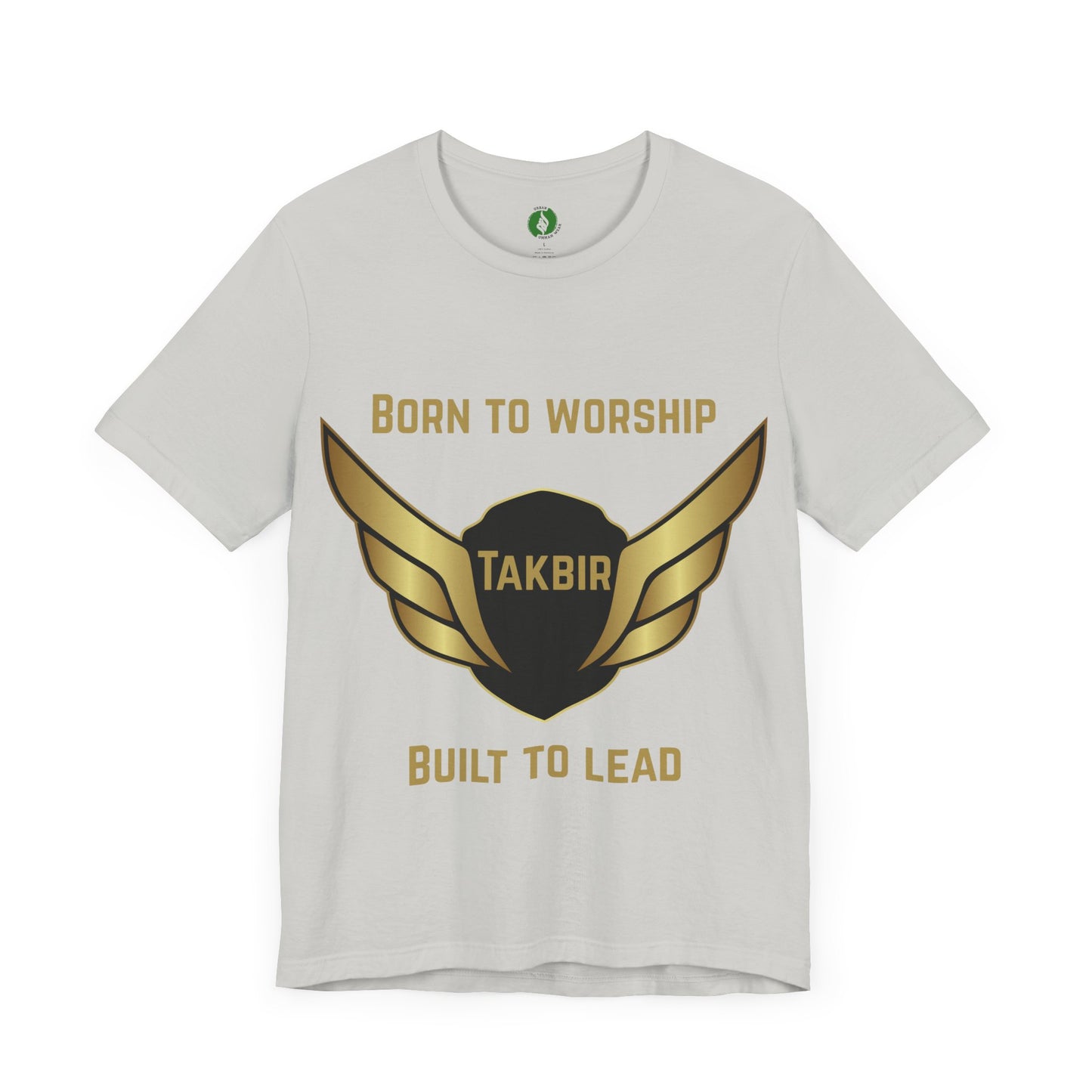 Inspirational Unisex Short Sleeve Tee - 'Born to Worship' Muslim Streetwear Fashion T Shirt