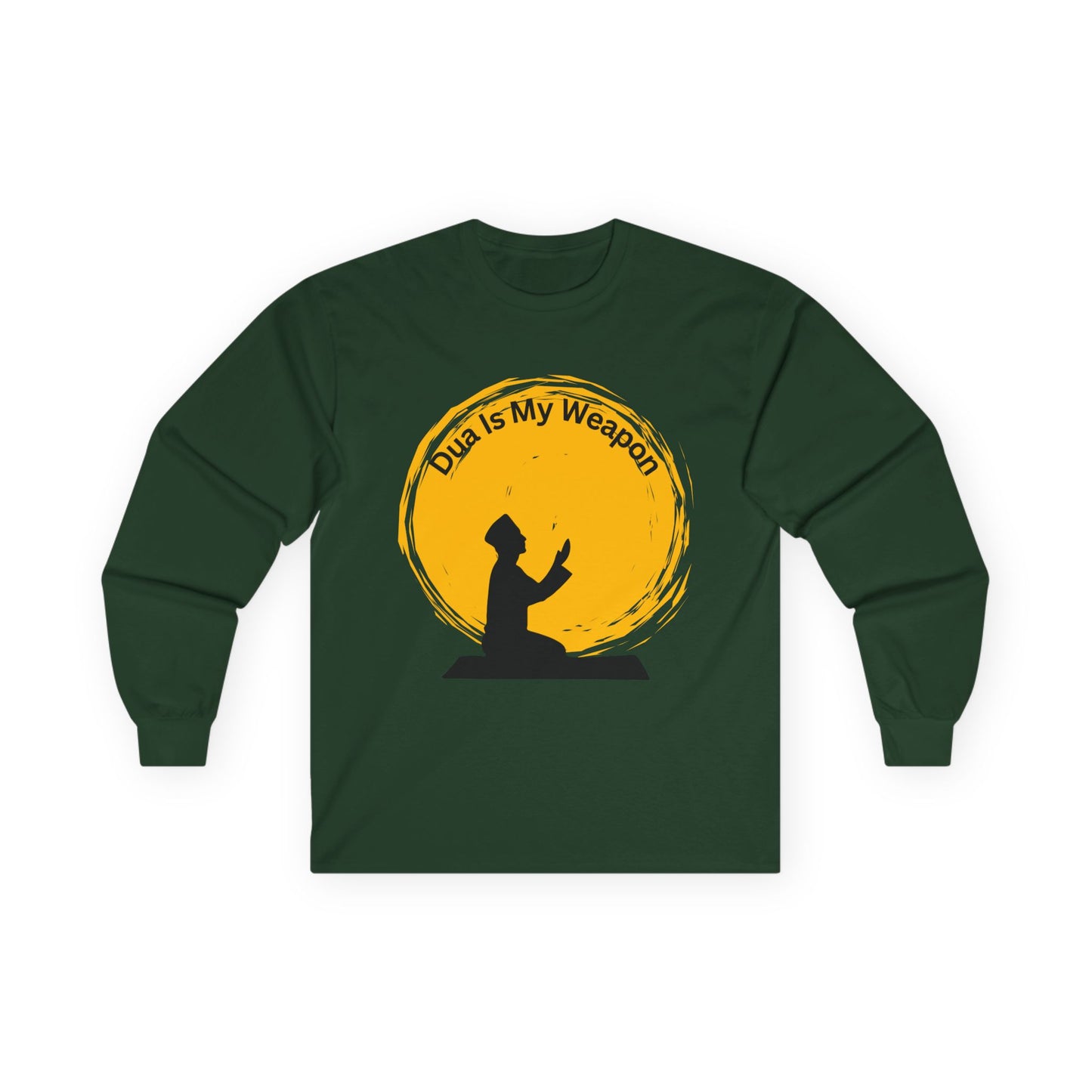 Inspiration Long Sleeve Tee - "Dua Is My Weapon" - Unisex Cotton Shirt Muslim Clothing