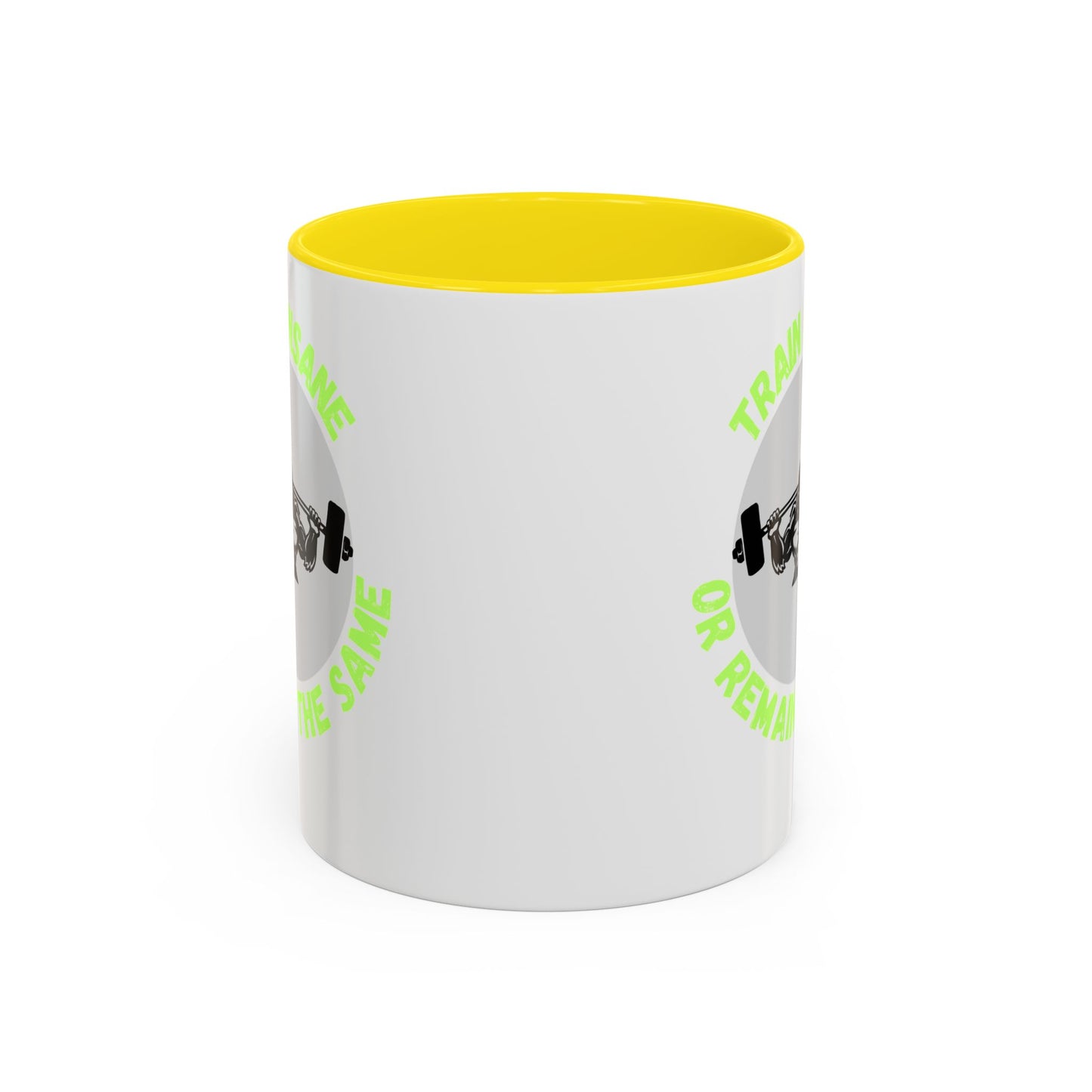 Motivational Fitness Coffee Mug - "Train Insane or Remain the Same" - Perfect Gift for Gym Enthusiasts Humour Joke Gym Mug