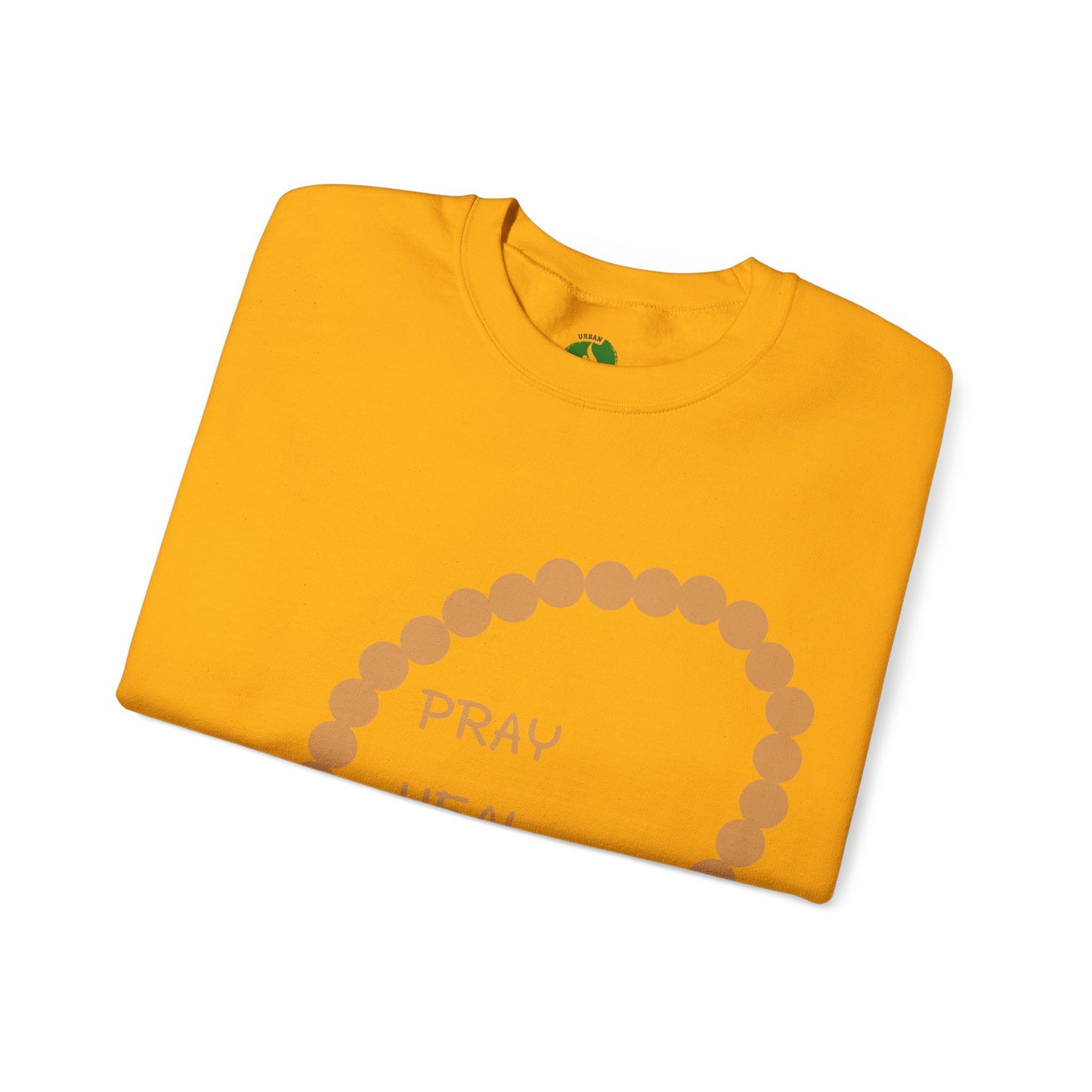 Pray Heal Repeat Crewneck Sweatshirt for Mindfulness and Healing Islamic Street Fashion
