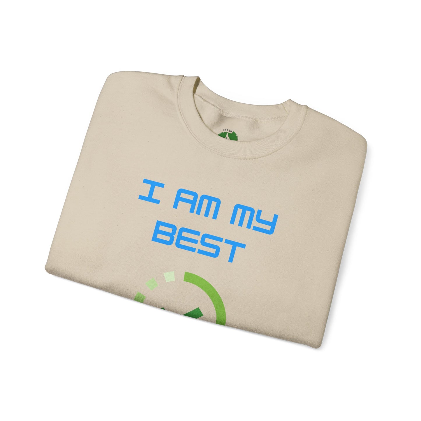 I Am My Best Upgrade Crewneck Sweatshirt | Unisex Heavy Blend™ Funny Humour Sweat Shirt