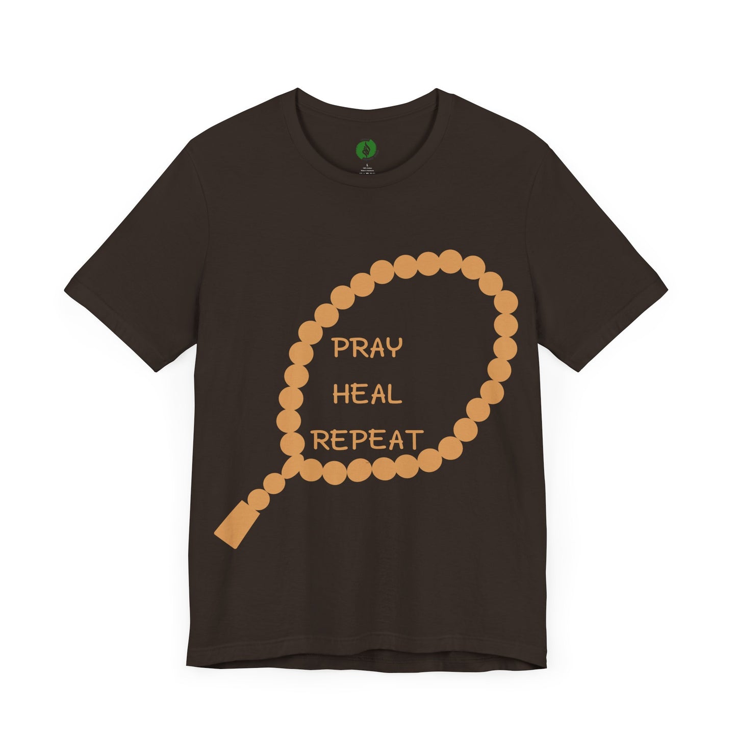 Pray Heal Repeat Unisex Jersey Tee - Inspirational Spiritual Shirt Islamic Street Fashion