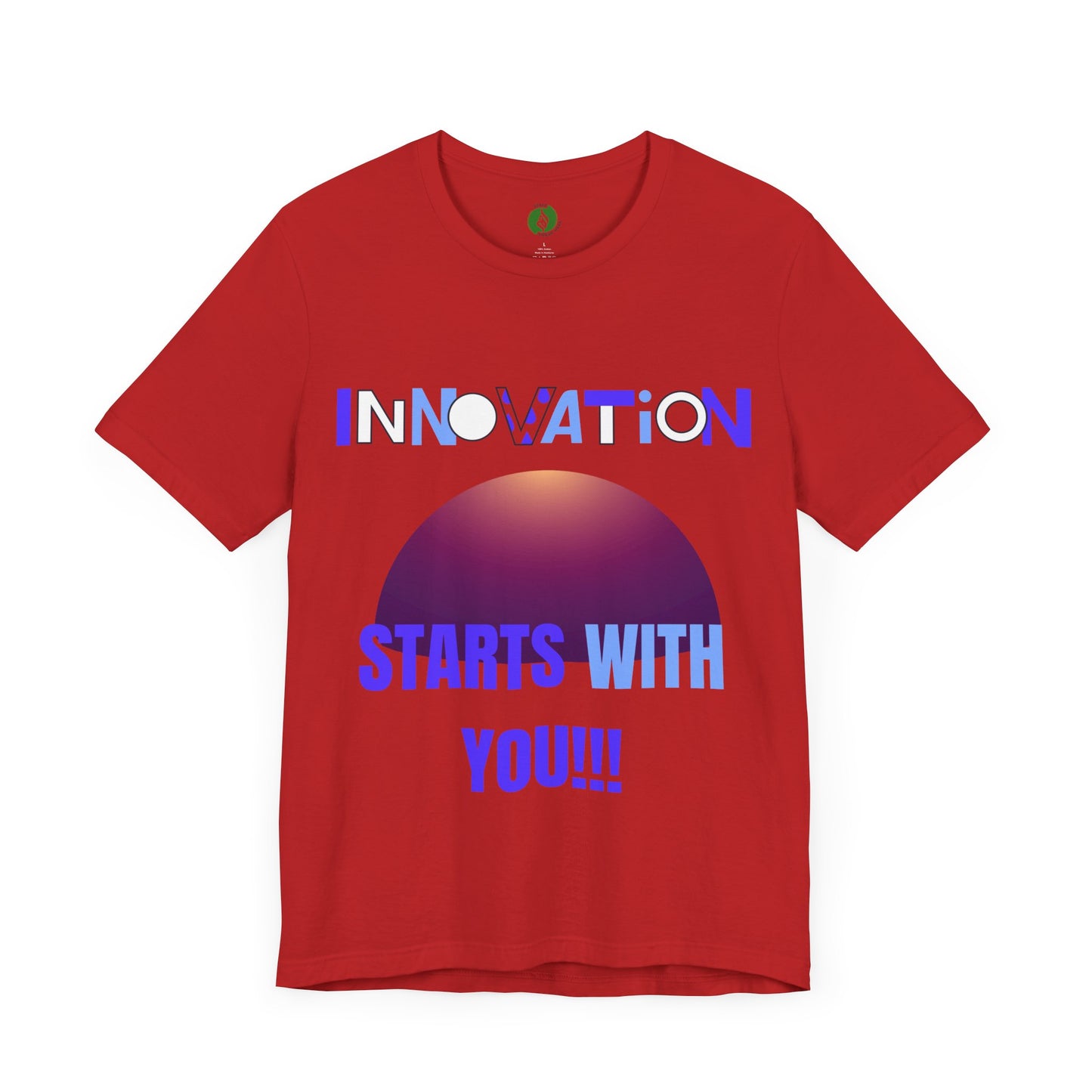 Inspirational Innovation Tee for Creative Minds Gym Clothing T Shirt