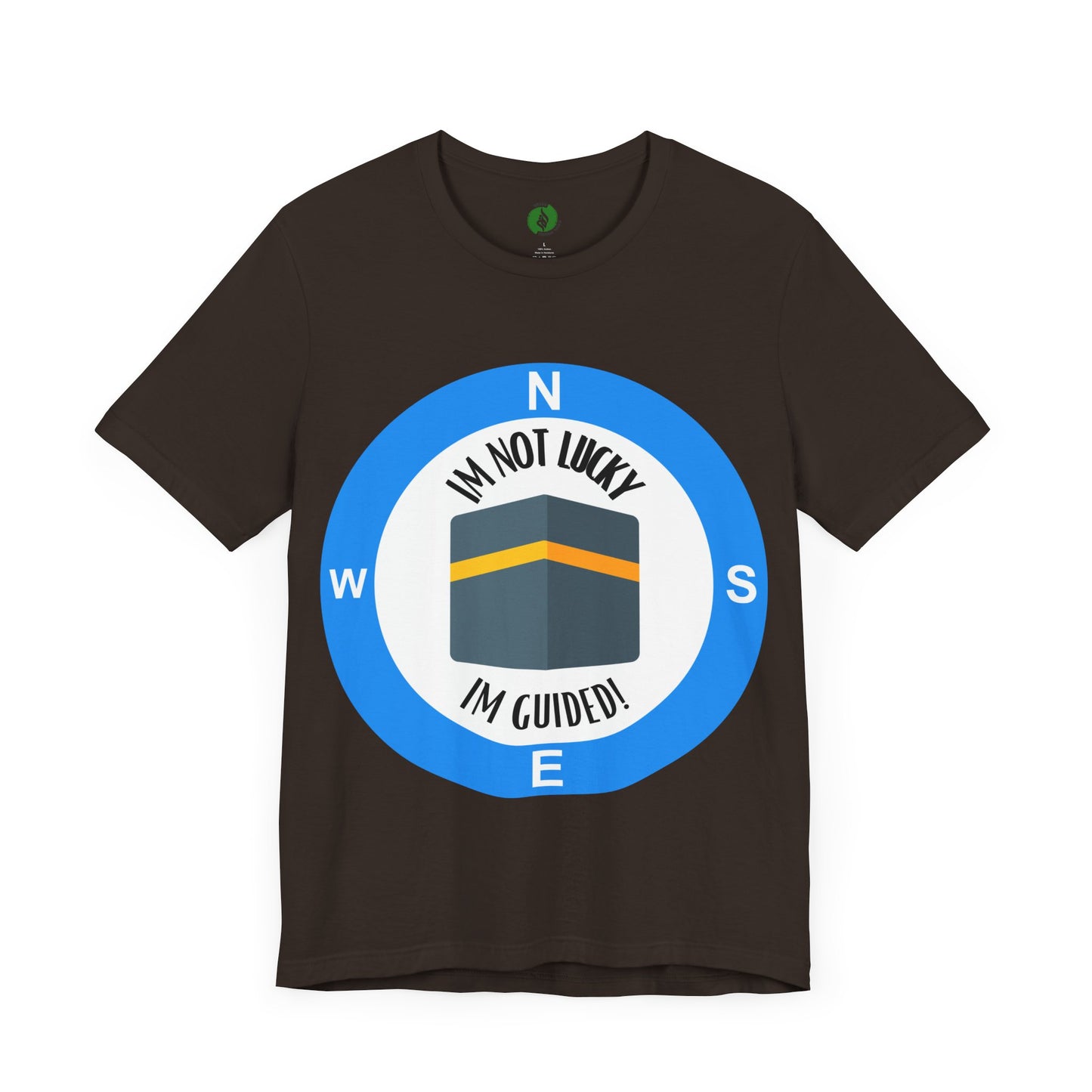 Guided Journey Unisex Jersey Tee - Inspirational Compass Design Halal Fashion T Shirt