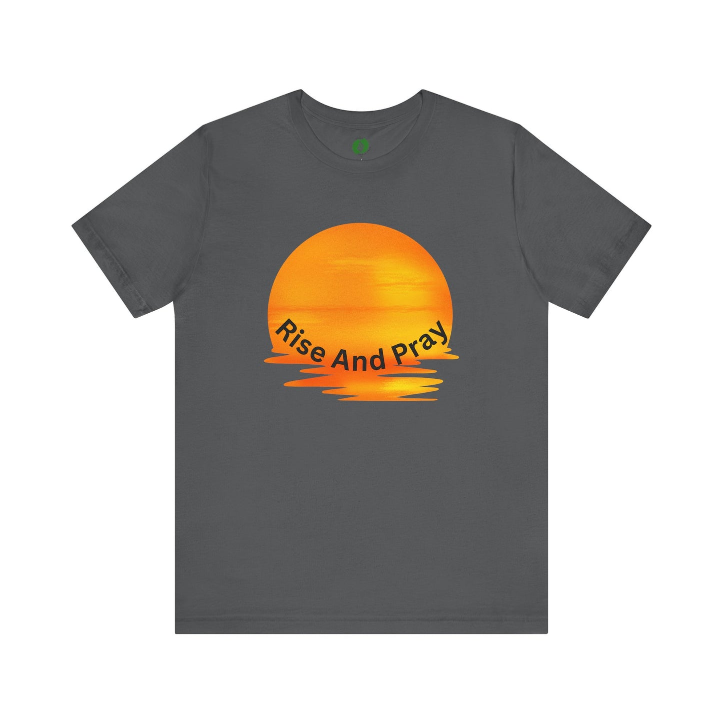 Sunrise 'Rise And Pray' Unisex Tee - Inspirational Short Sleeve Shirt Muslim Street Wear