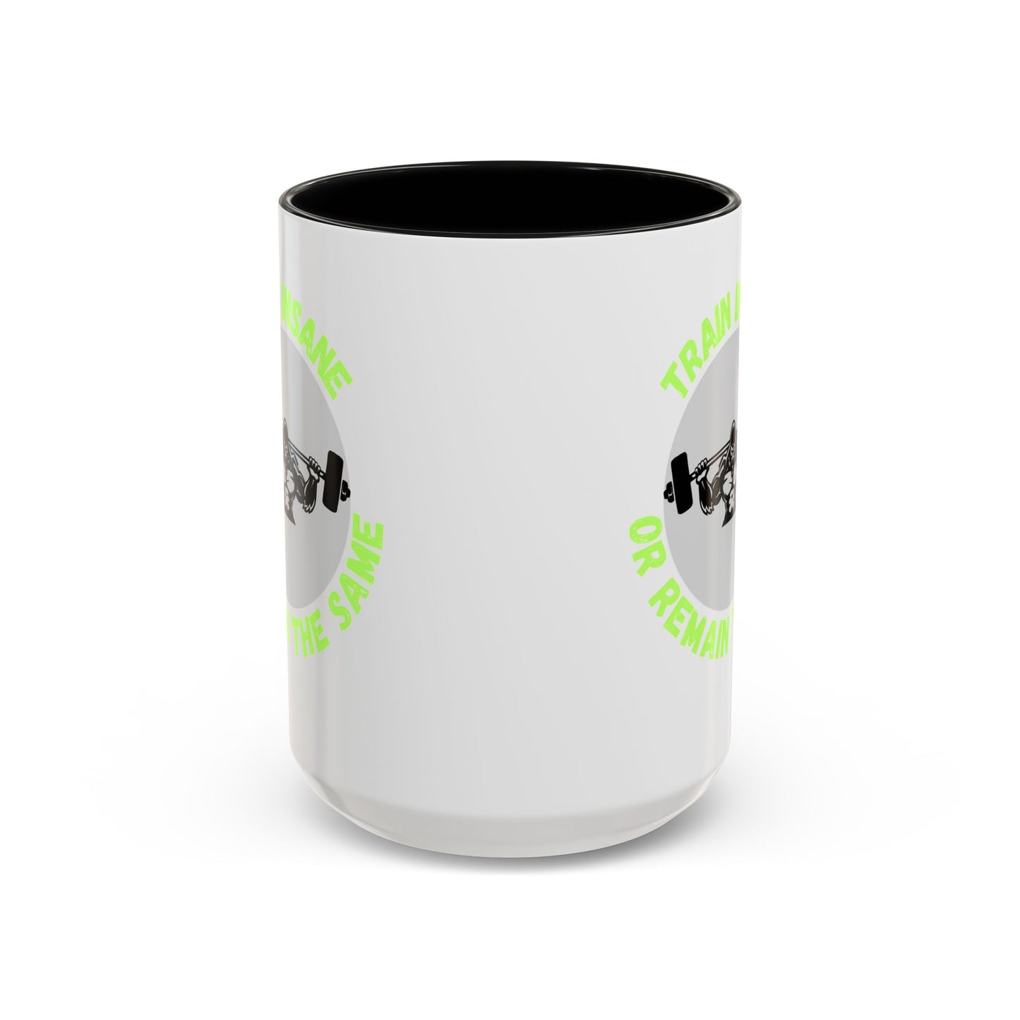 Motivational Fitness Coffee Mug - "Train Insane or Remain the Same" - Perfect Gift for Gym Enthusiasts Humour Joke Gym Mug