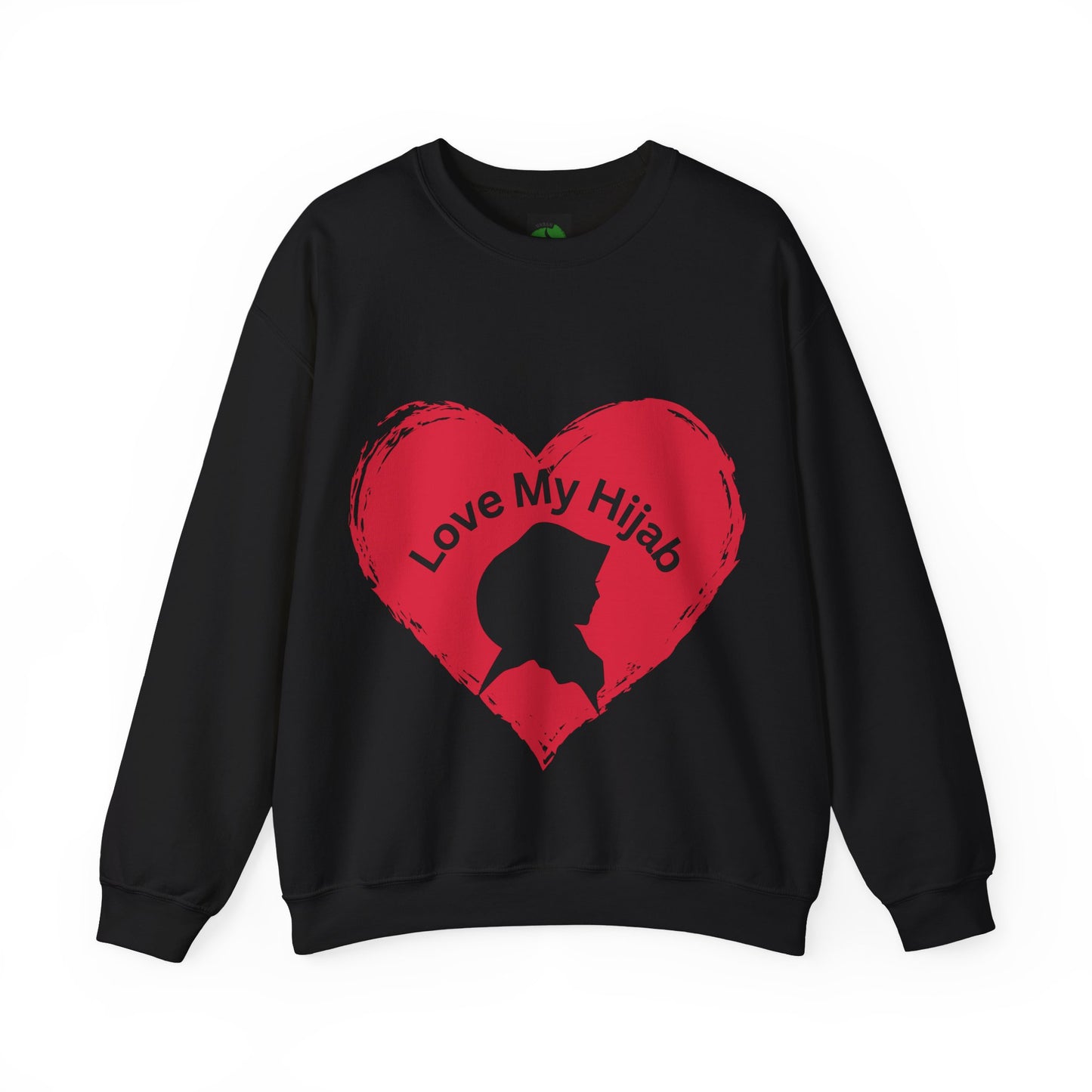 Love My Hijab Heavy Blend Sweatshirt - Unisex Crewneck for Comfort and Style Muslim Women Clothing