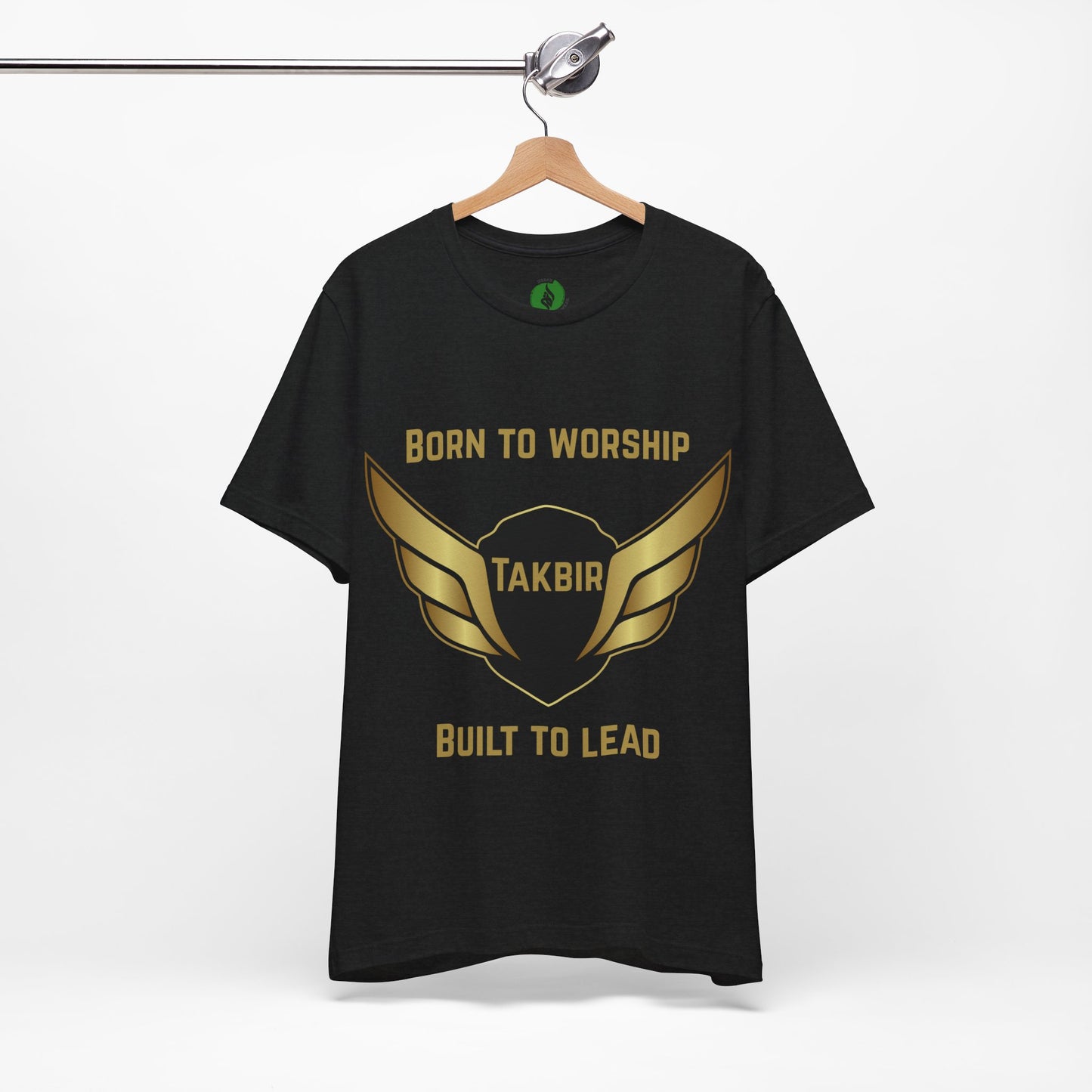 Inspirational Unisex Short Sleeve Tee - 'Born to Worship' Muslim Streetwear Fashion T Shirt