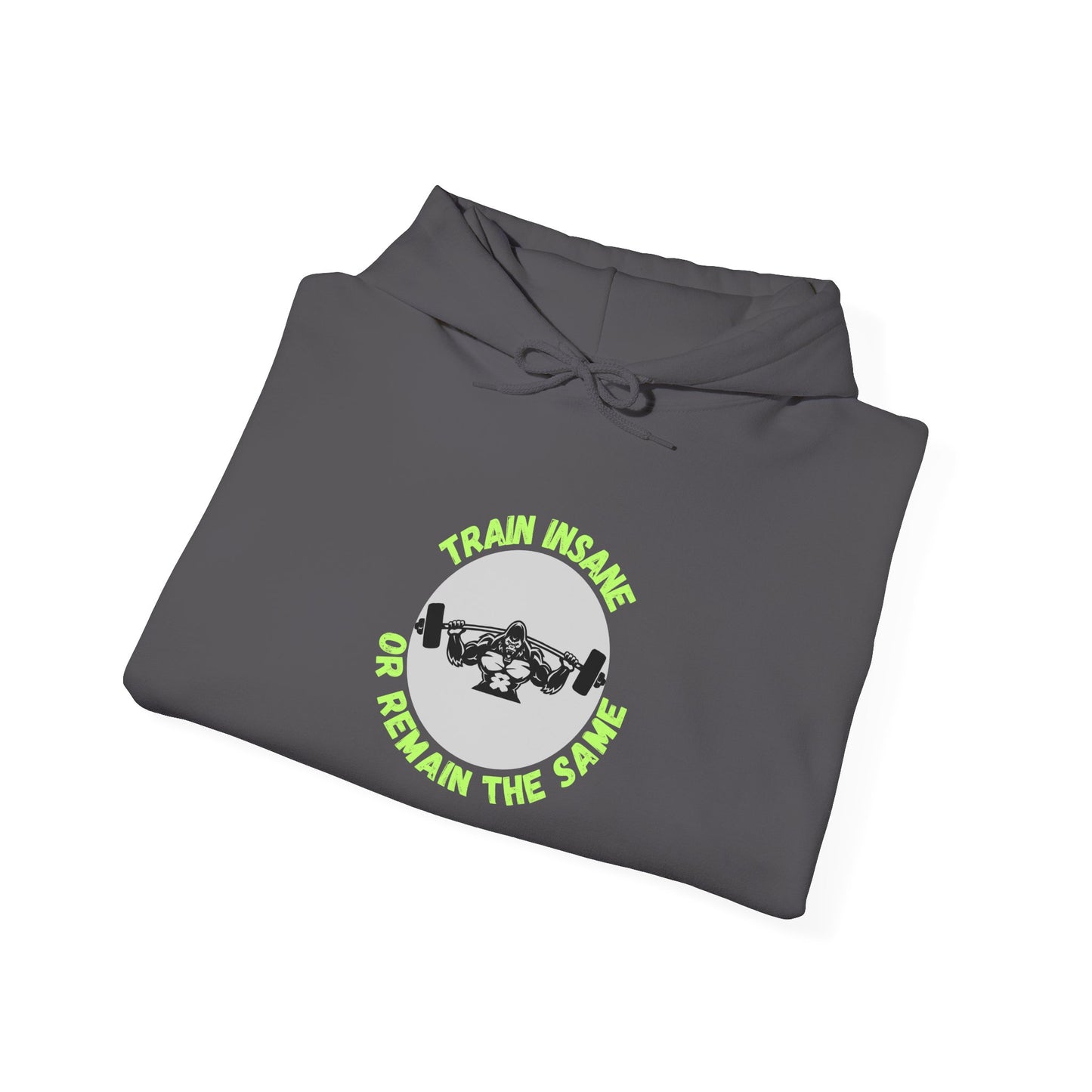 Train Insane Unisex Heavy Blend™ Hoodie - Motivational Gym Sweatshirt Humour Joke Clothing