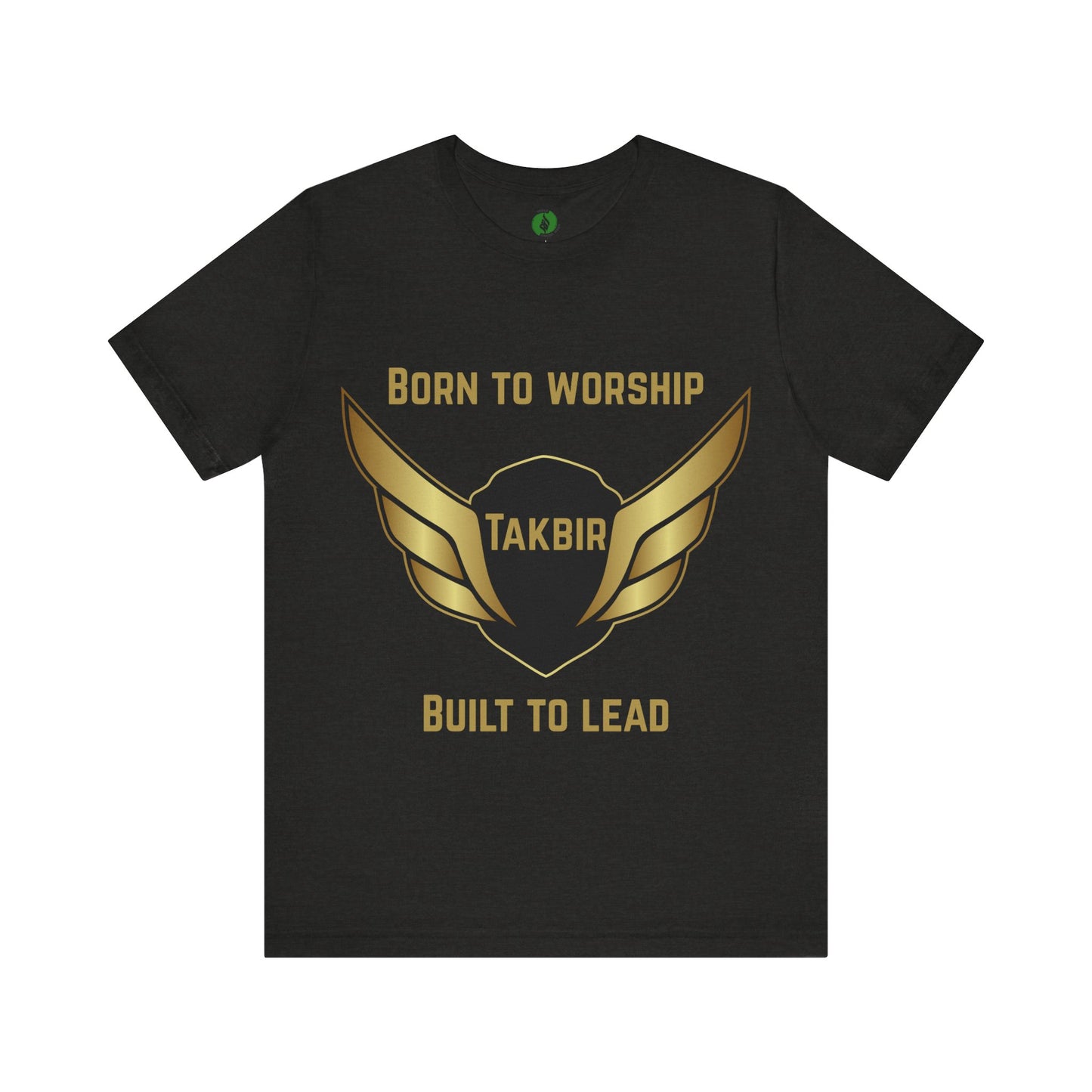 Inspirational Unisex Short Sleeve Tee - 'Born to Worship' Muslim Streetwear Fashion T Shirt