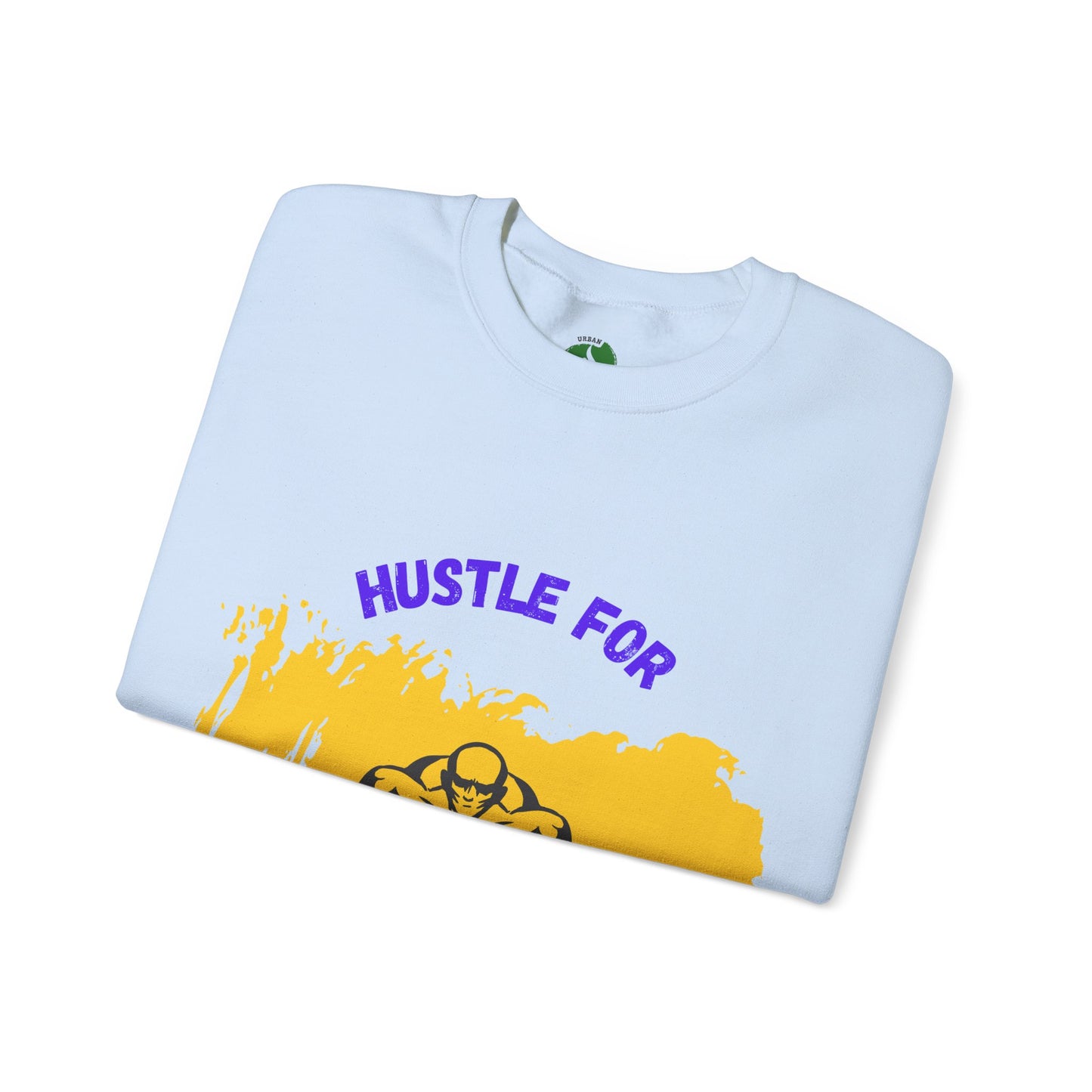 Hustle for That Muscle Crewneck Sweatshirt Gym Clothing Sweat Shirt